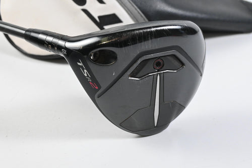 Left Hand Titleist TSR2 #3 Wood / 15 Degree / Stiff Flex Diamana D+80 Shaft