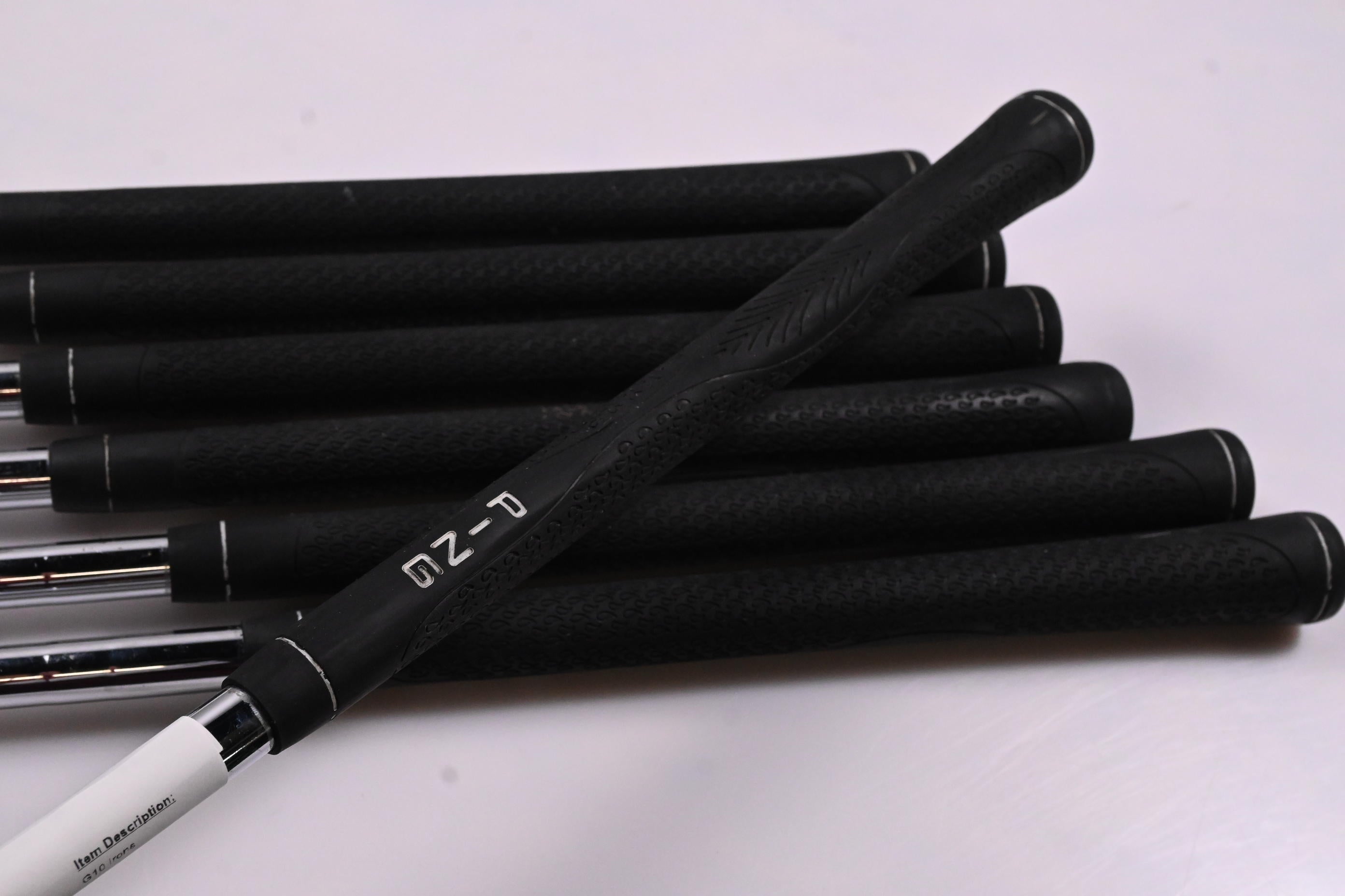 Left Hand Ping G10 Irons / 4-PW / Black Dot / Regular Flex Steel Shafts