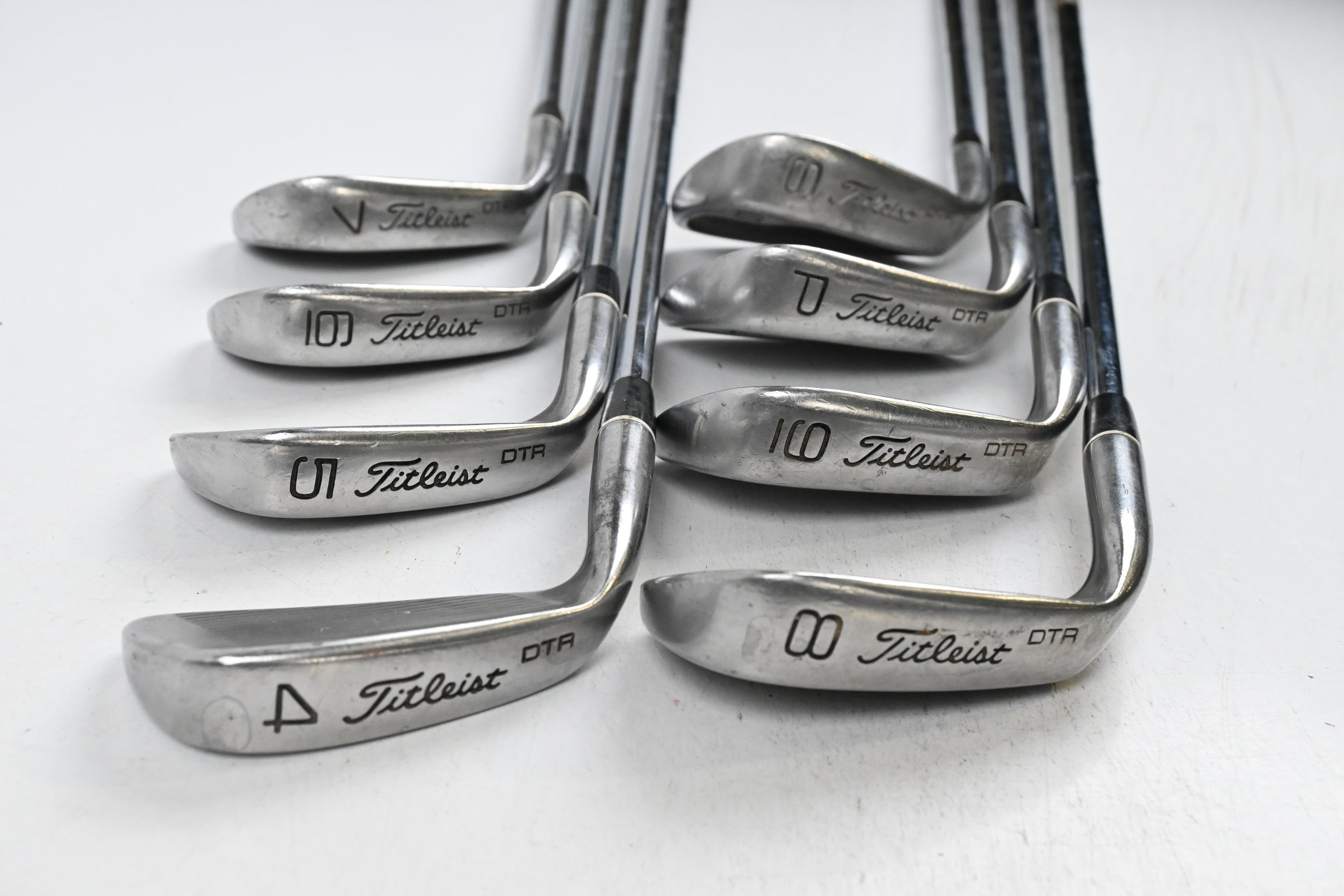 Titleist DTR Irons / 4-PW+SW / Regular Flex Dynamic Gold R300U Shafts