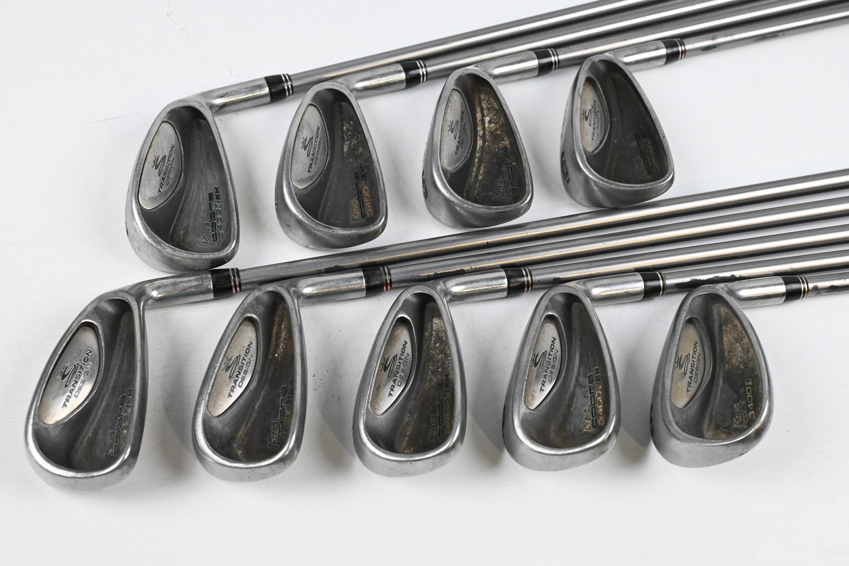 Cobra 3400 I/XH Irons / 3-PW+SW / Regular Flex Cobra YS-5.1 55 Shafts