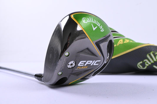 Left Hand Callaway Epic Flash Sub Zero Driver / 9 Degree / Stiff Flex EvenFlow