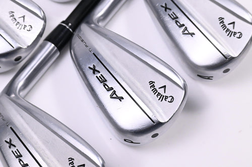 Callaway Apex Ti Fusion 250 Irons / 7-PW+AW / Stiff Flex MMT 90 Shafts