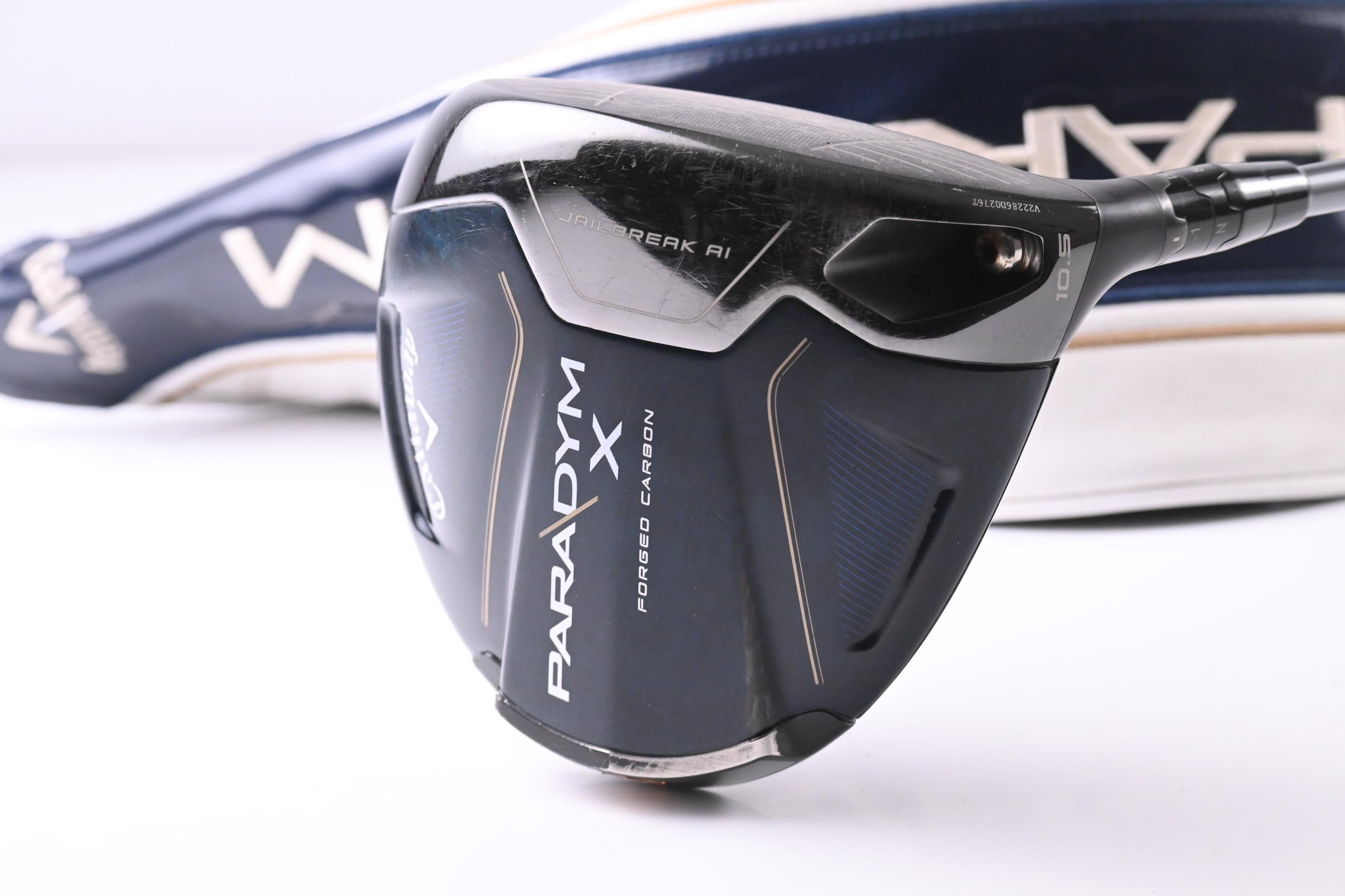 Callaway Paradym X Driver / 10.5 Degree / Stiff Flex HZRDUS Gen4 Silver 50 Shaft