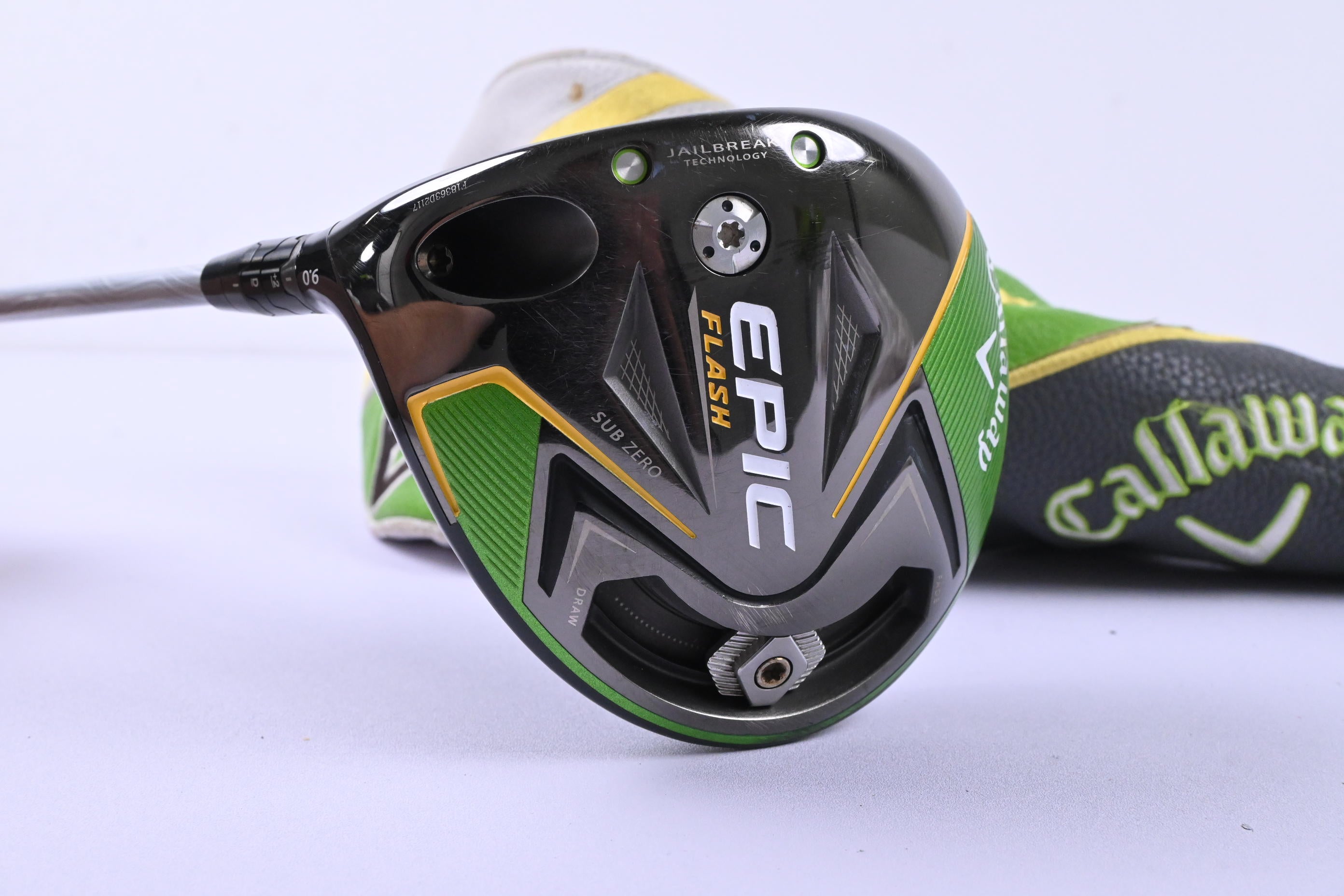 Left Hand Callaway Epic Flash Sub Zero Driver / 9 Degree / Stiff Flex EvenFlow