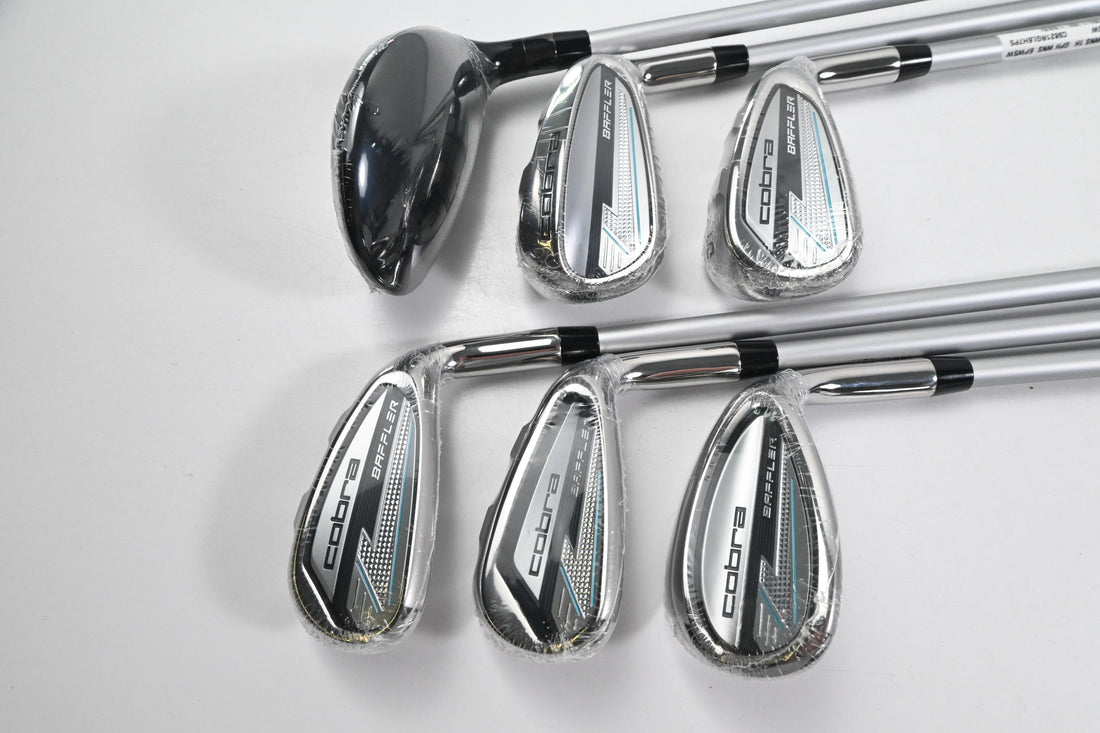 Ladies Cobra Baffler Irons / 6H+7-PW+SW / Ladies Flex Ultralite 45 Shafts