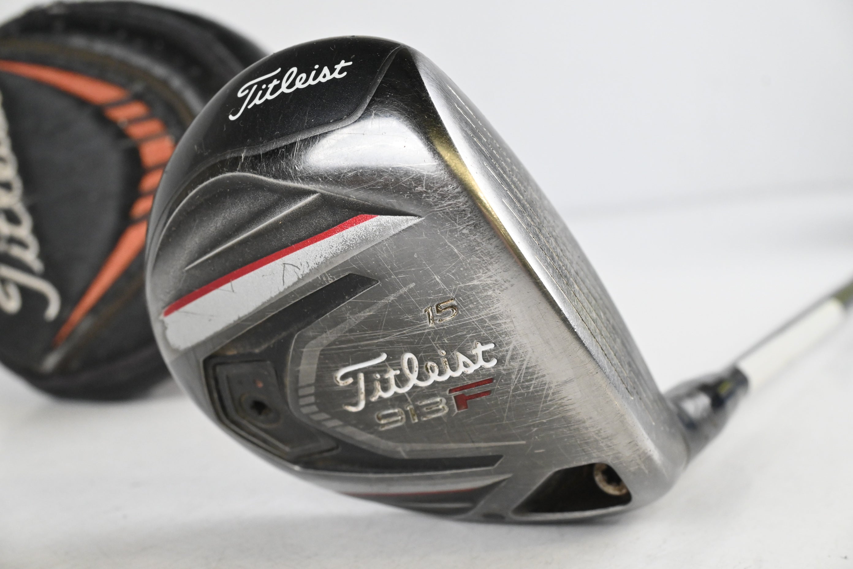 Titleist 913 F #3 Wood / 15 Degree / Stiff Flex Aldila RIP Phenom 80 Shaft