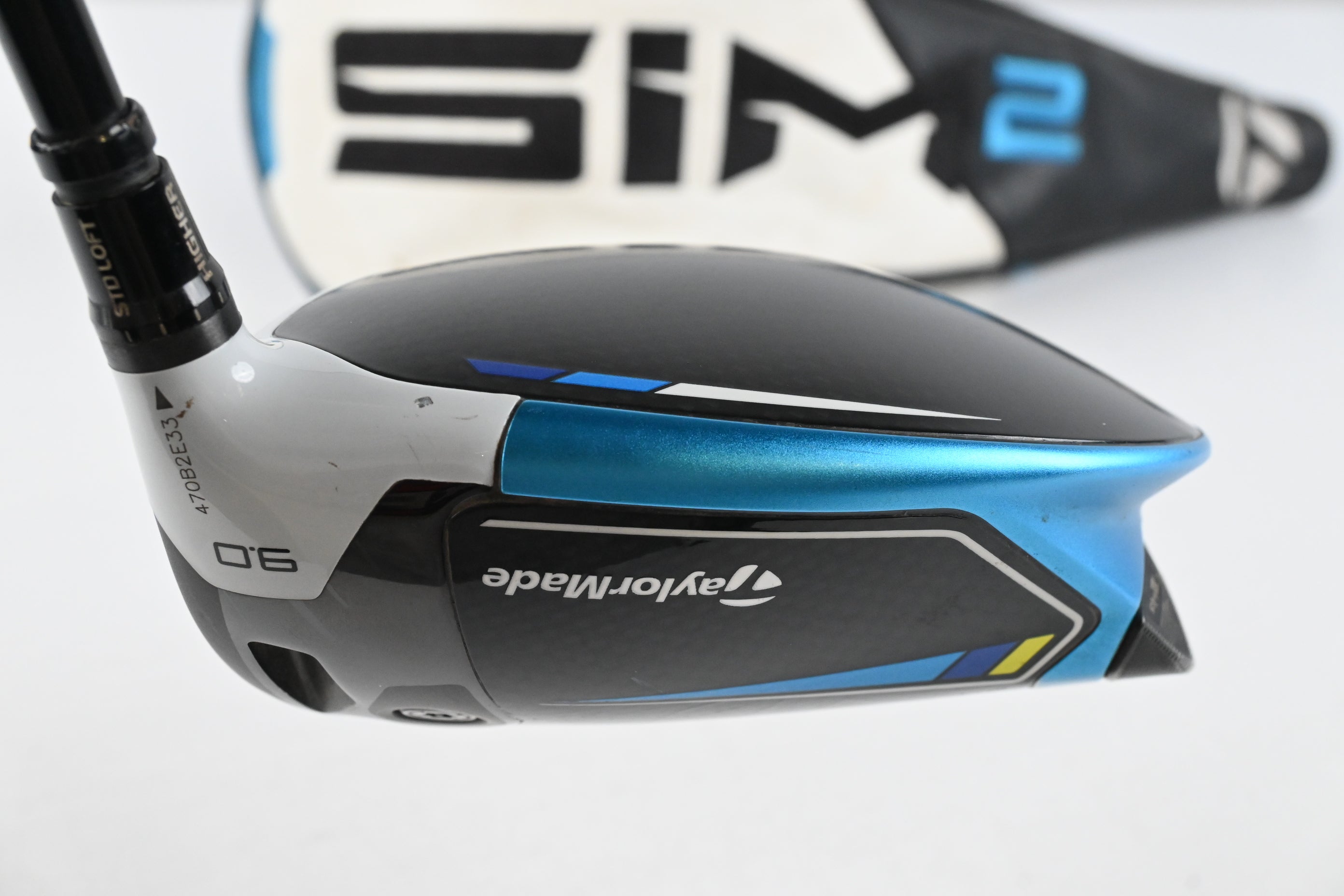 Taylormade SIM2 Max Driver / 9 Degree / Stiff Flex Kai'li Blue 60 Shaft