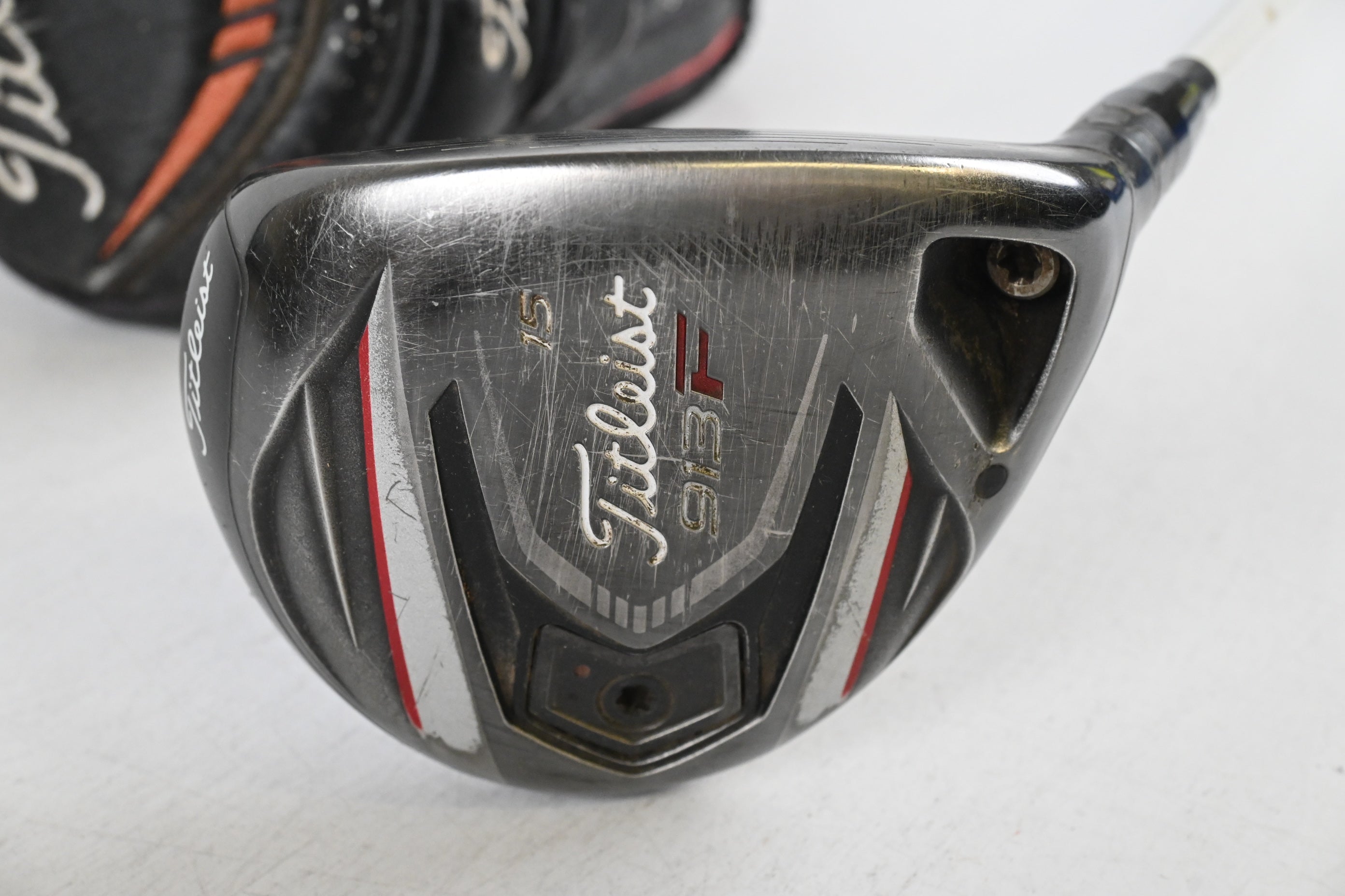 Titleist 913 F #3 Wood / 15 Degree / Stiff Flex Aldila RIP Phenom 80 Shaft