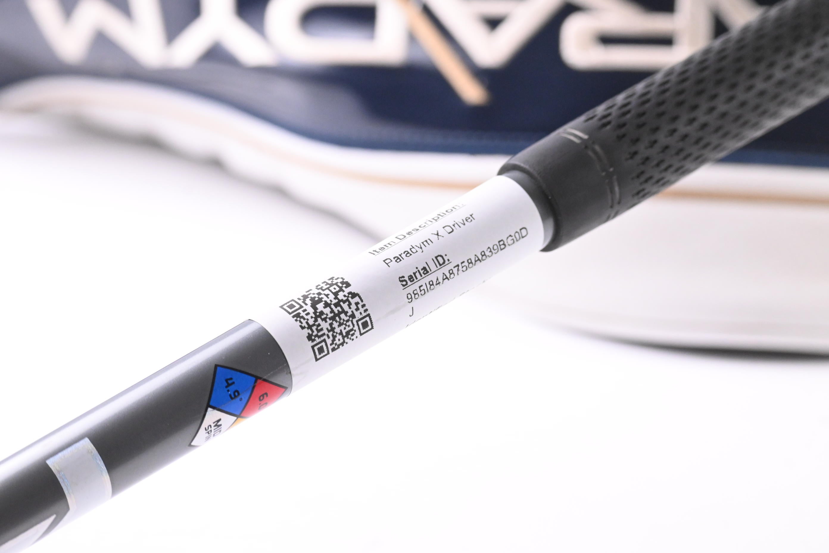 Callaway Paradym X Driver / 10.5 Degree / Stiff Flex HZRDUS Gen4 Silver 50 Shaft