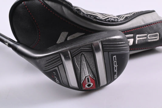 Left Hand Cobra King F9 #4 Hybrid / 21 Degree / Regular Flex Atmos Black 7