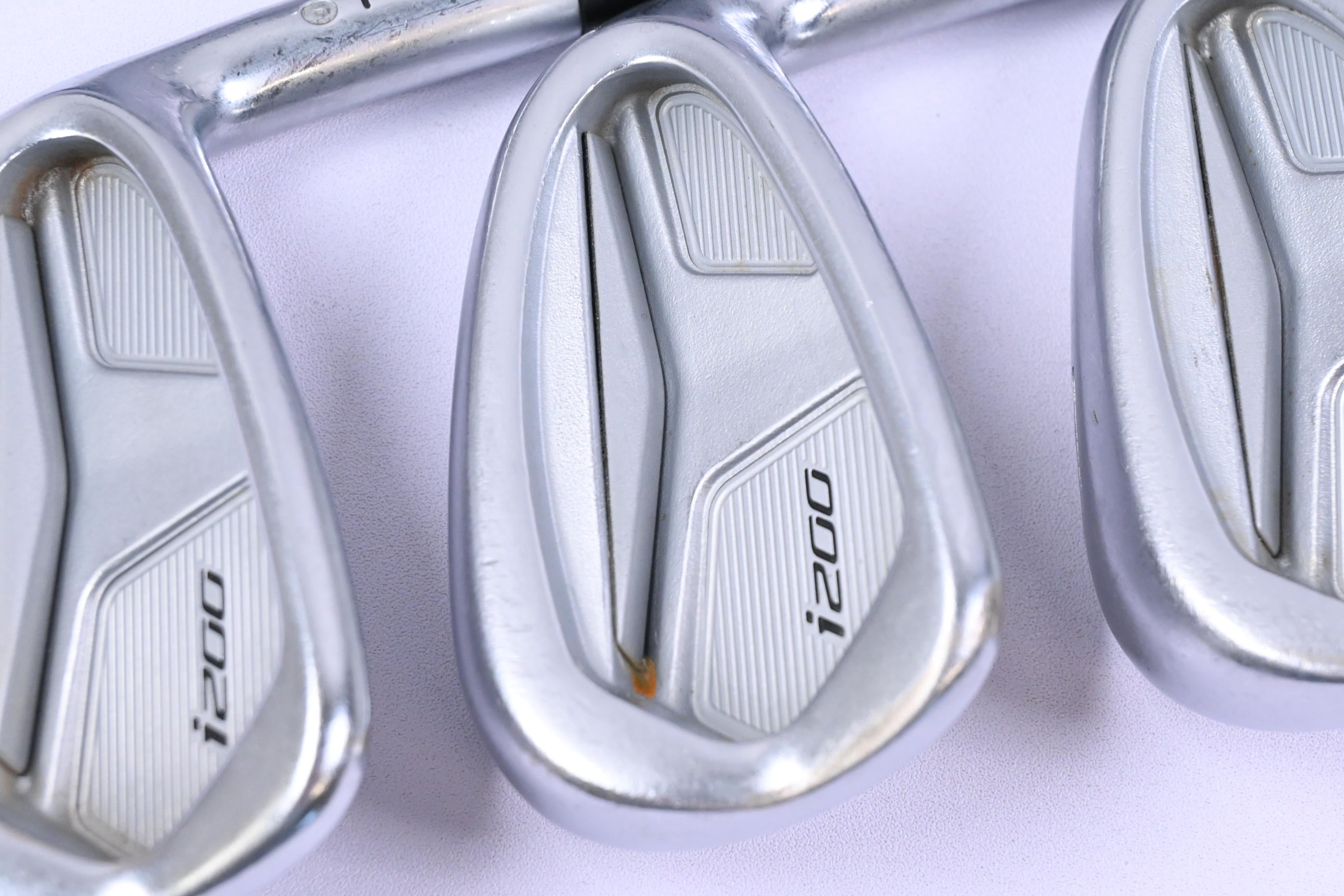 Ping i200 Irons / 5-PW / Silver Dot / Stiff Flex Ping AWT 2.0 Shafts