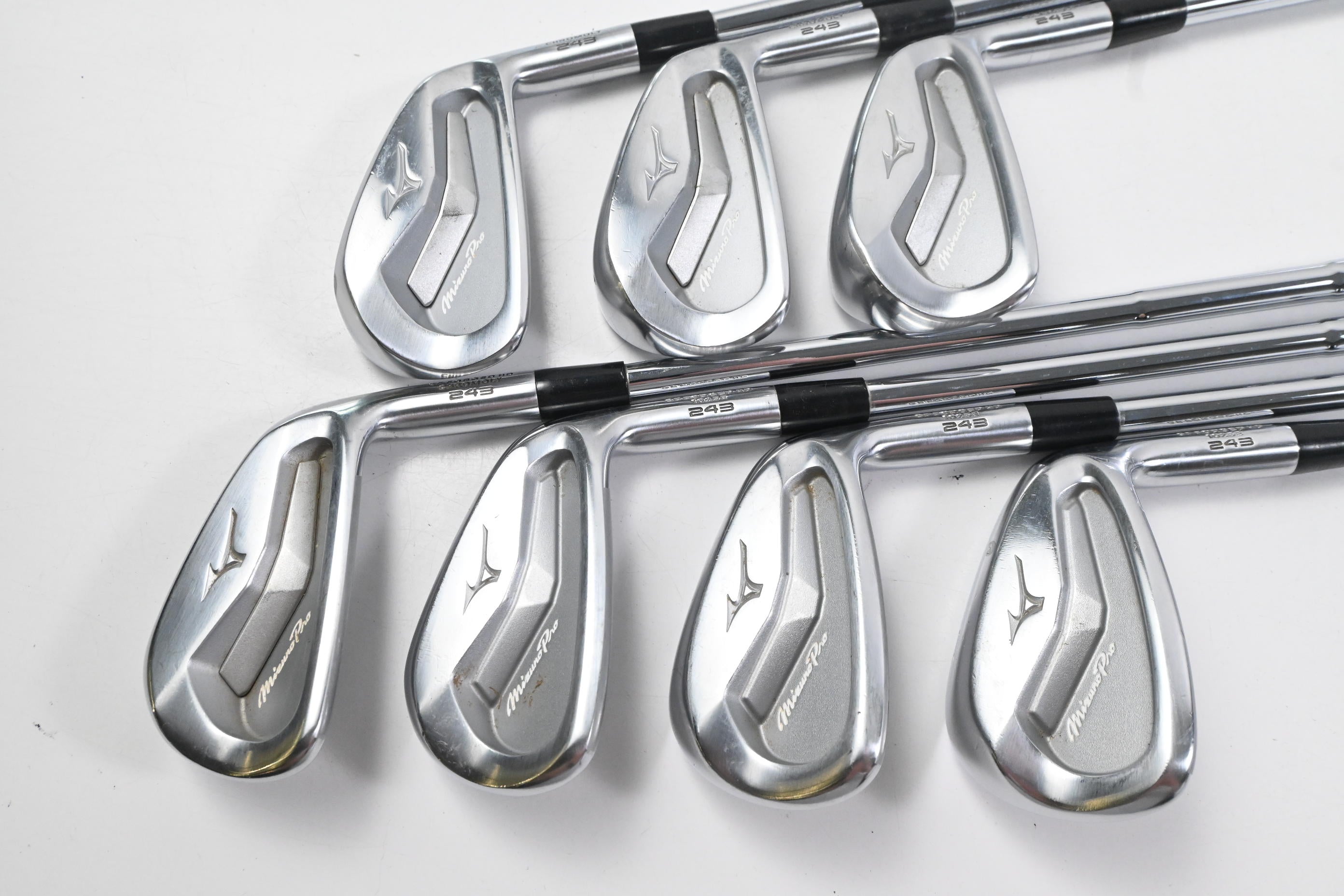 Mizuno Pro 243 Irons / 4-PW / Stiff Flex Dynamic Gold S300 MID 115 Shafts