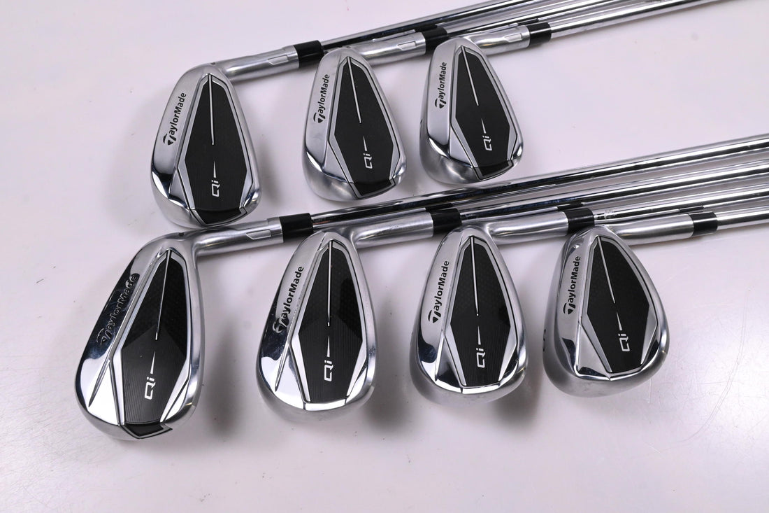 Taylormade Qi Irons / 5-PW+SW / Stiff Flex KBS MAX MT 85 Shafts