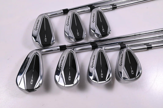Taylormade Qi Irons / 5-PW+SW / Stiff Flex KBS MAX MT 85 Shafts