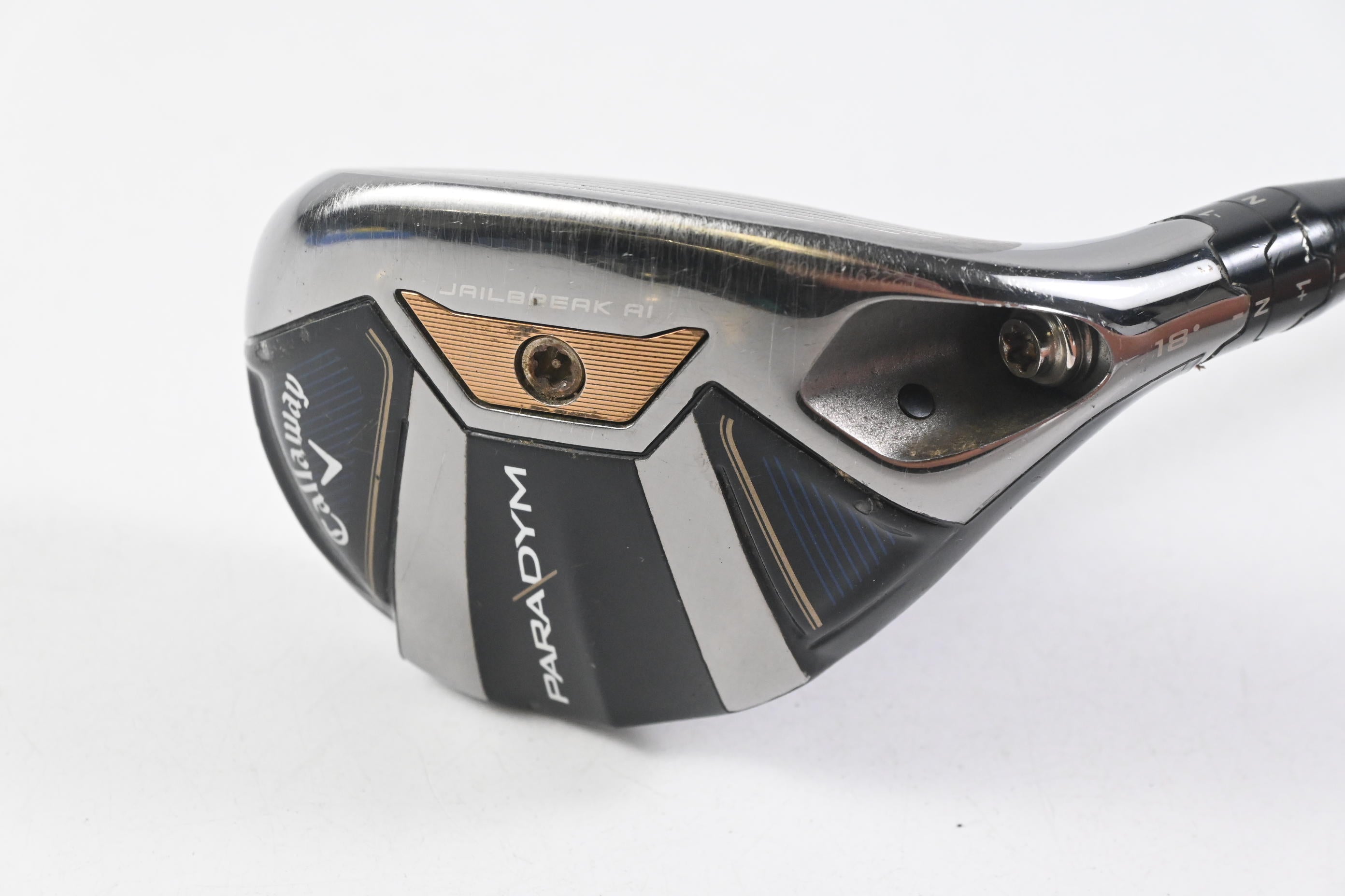 Callaway Paradym #3 Hybrid / 18 Degree / Stiff Flex Hzrdus Silver 75 Shaft