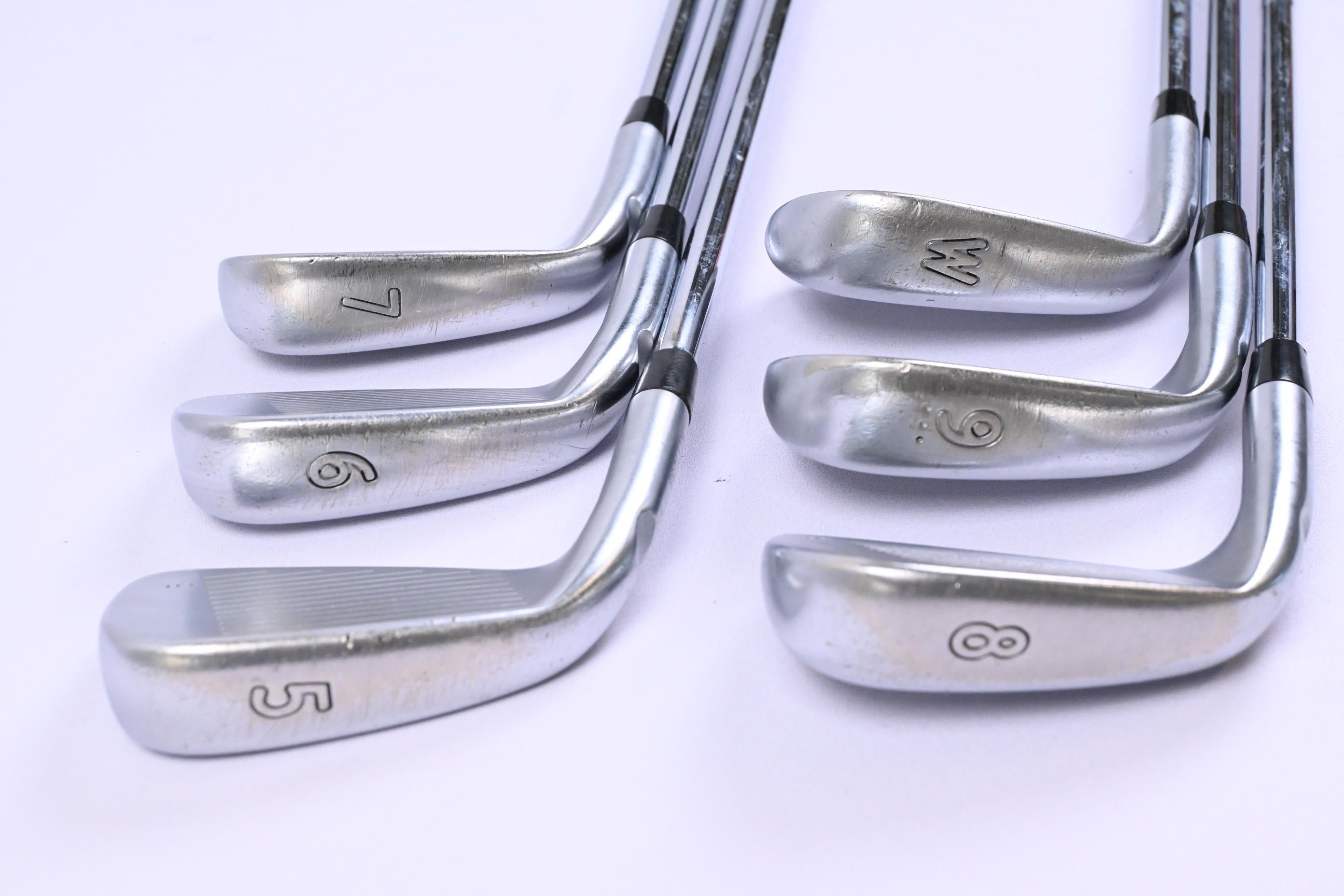 Ping i200 Irons / 5-PW / Silver Dot / Stiff Flex Ping AWT 2.0 Shafts