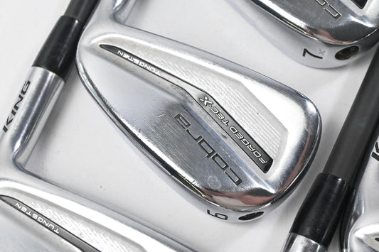 Cobra Forged Tec X 2022 Irons / 5-PW / Senior Flex Cobra Ultralite 45 Shafts