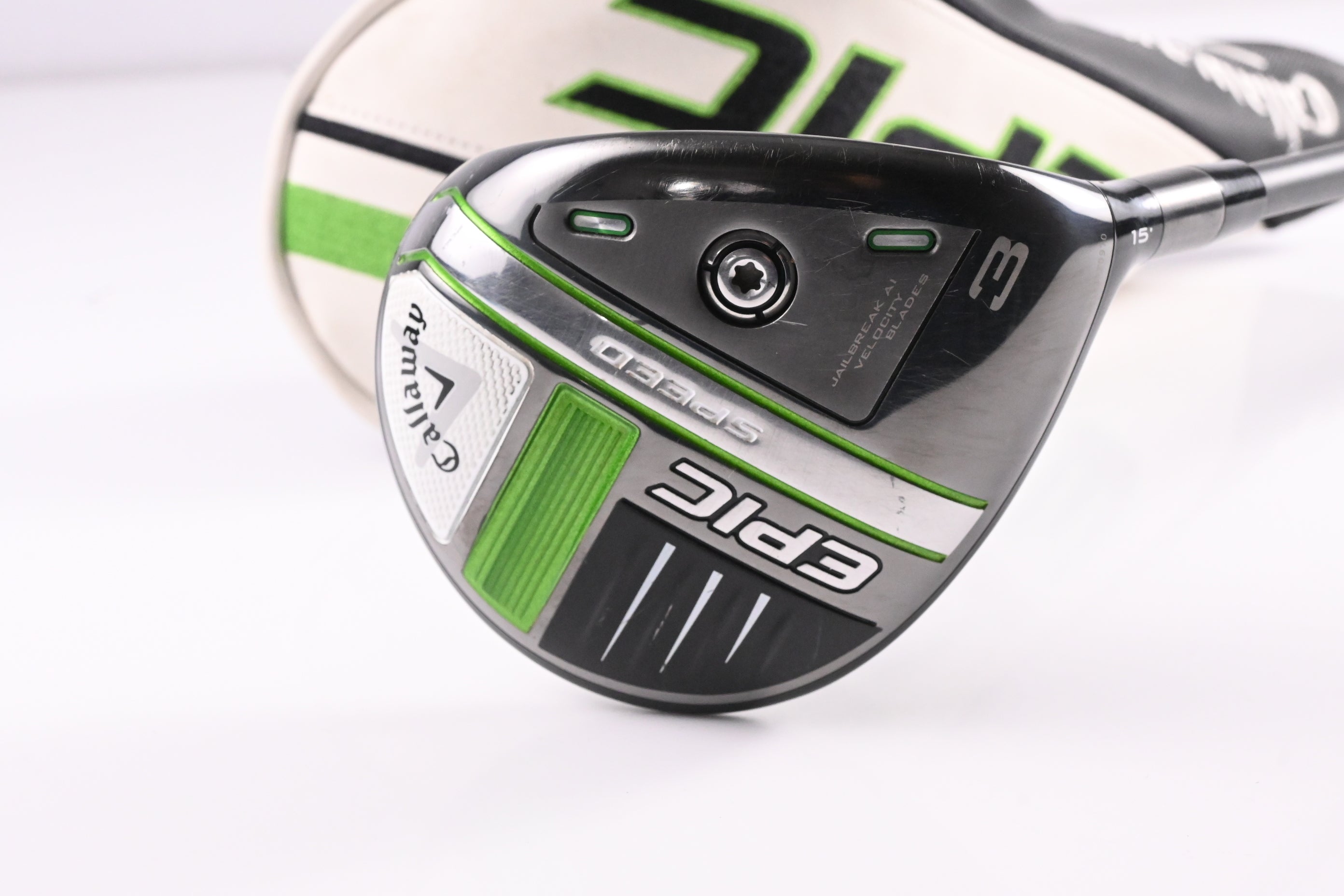 Callaway Epic Speed #3 Wood / 15 Degree / Regular Flex HZRDUS Smoke iM10 Green