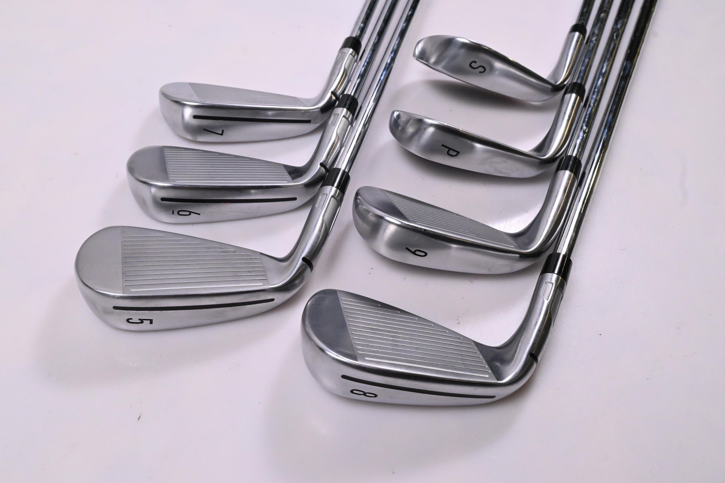 Taylormade Qi Irons / 5-PW+SW / Stiff Flex KBS MAX MT 85 Shafts