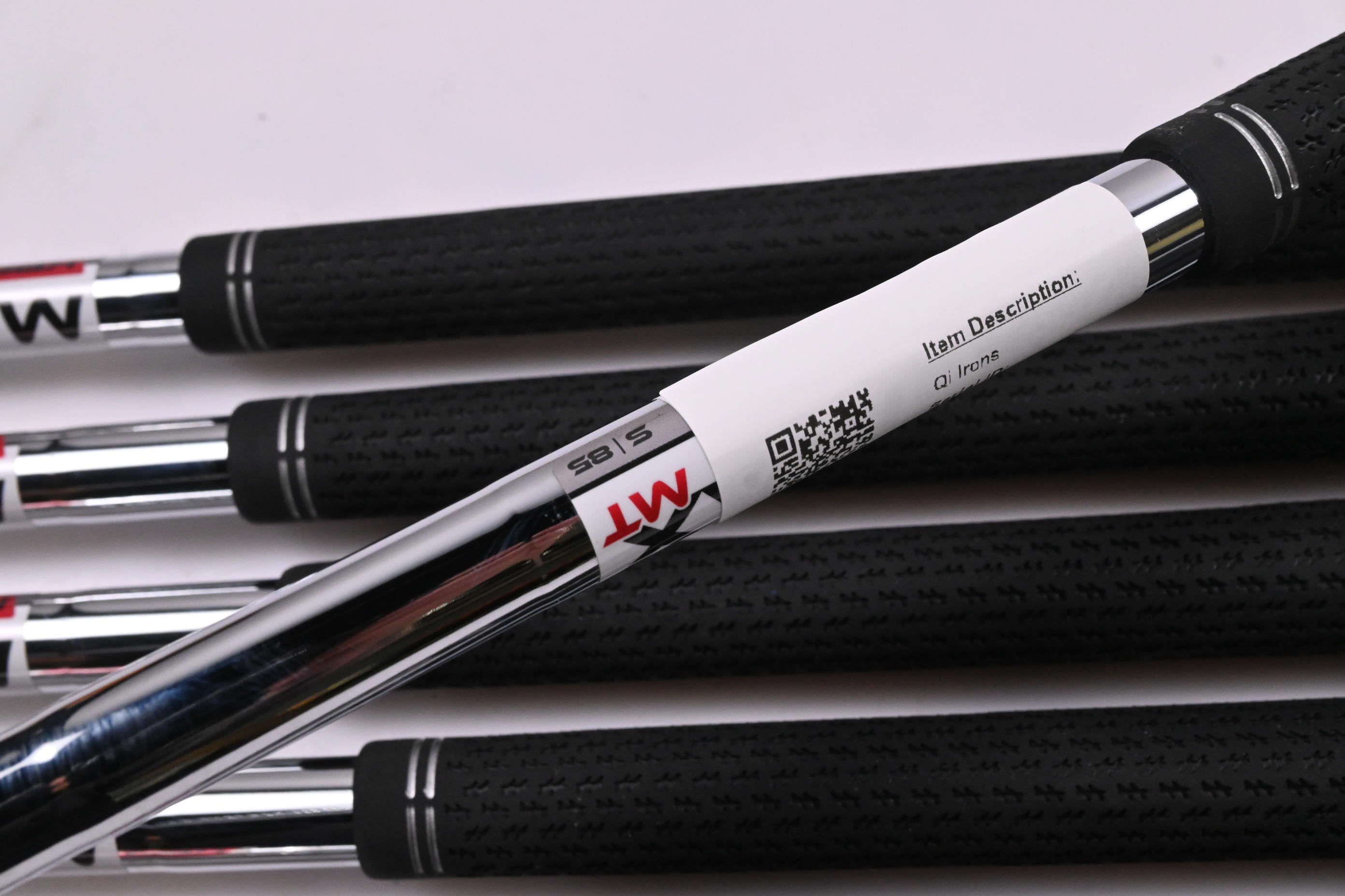 Taylormade Qi Irons / 5-PW+SW / Stiff Flex KBS MAX MT 85 Shafts