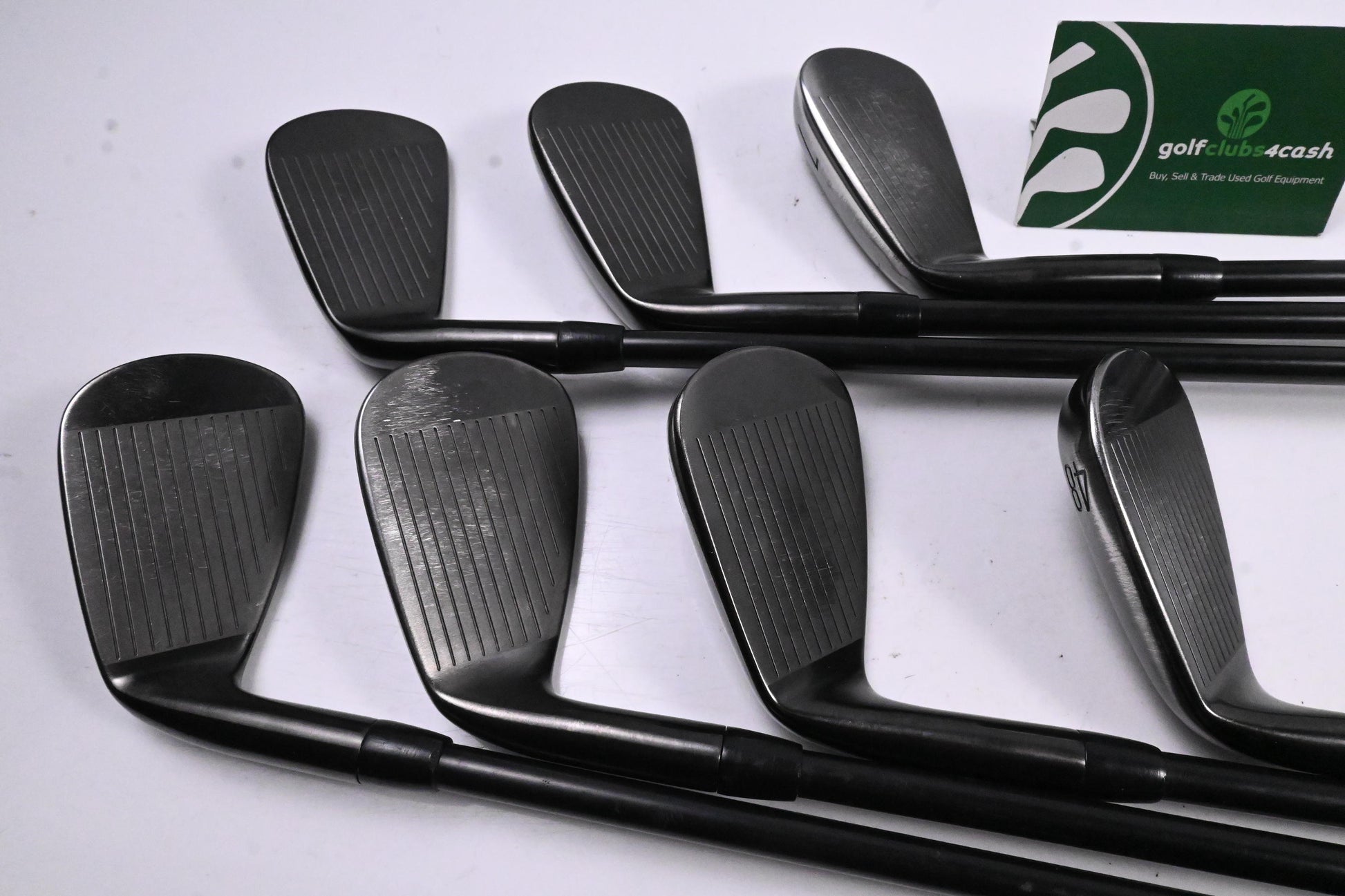 Titleist T200 Ltd Edition Black Irons / 5-PW+48 / Stiff Flex AMT Black S300