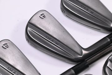 Left Hand Taylormade P770 Battle Worn Irons / 4-PW / Stiff Flex N.S.Pro Modus3