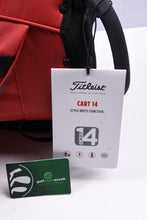 Load image into Gallery viewer, Titleist Cart 14 Cart Bag / 14-Way Divider / Red, Grey
