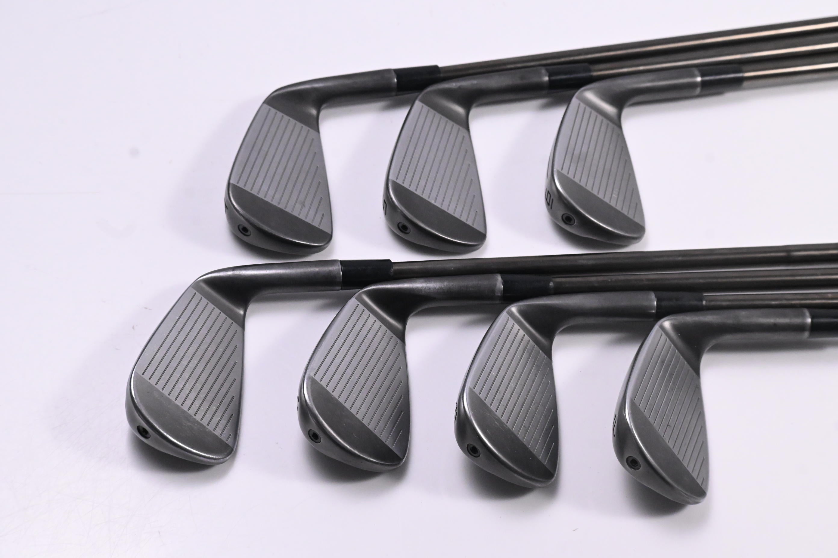 Left Hand Taylormade P770 Battle Worn Irons / 4-PW / Stiff Flex N.S.Pro Modus3