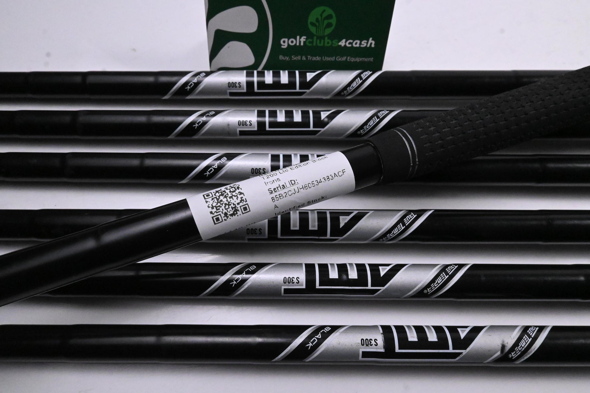 Titleist T200 Ltd Edition Black Irons / 5-PW+48 / Stiff Flex AMT Black S300