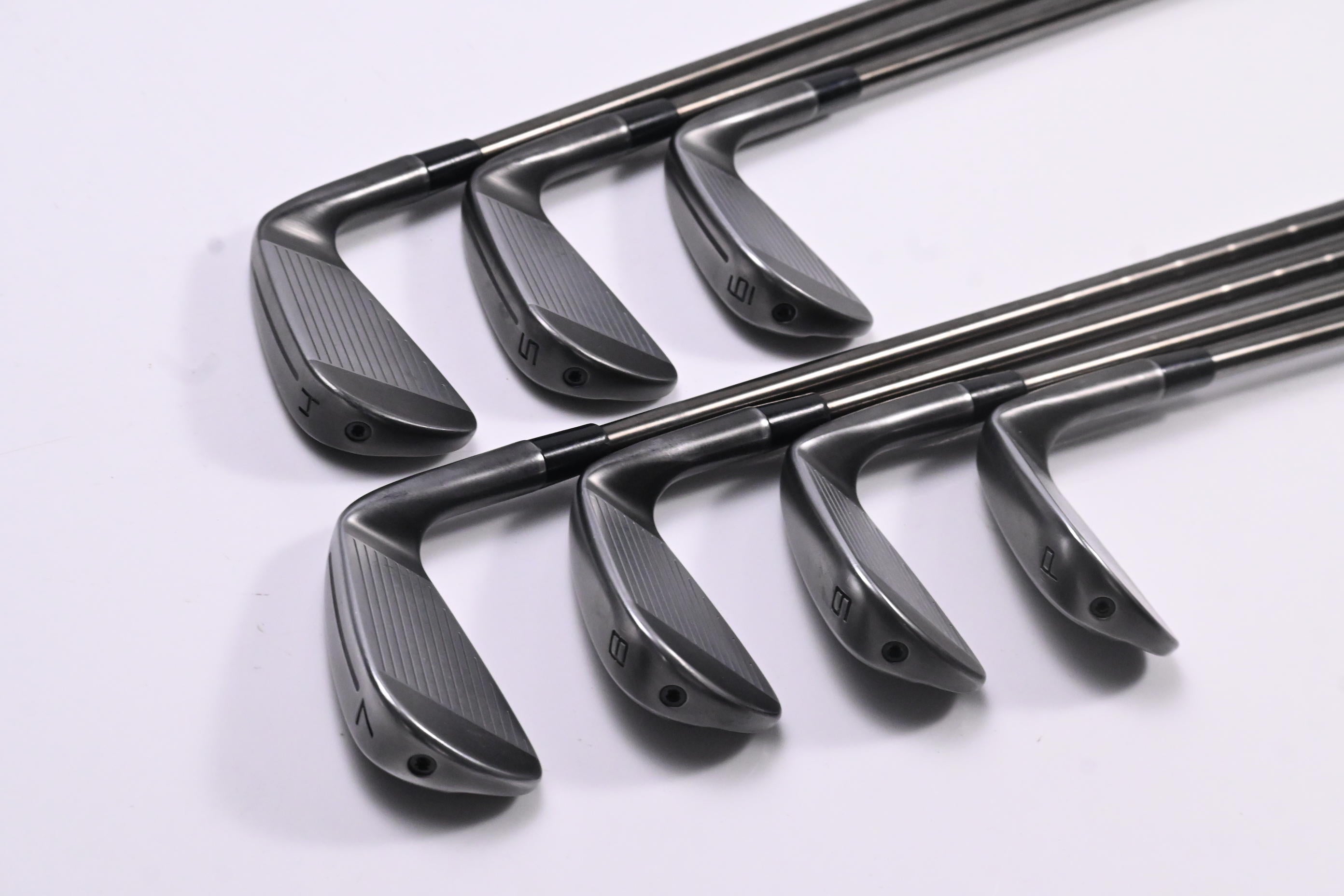 Left Hand Taylormade P770 Battle Worn Irons / 4-PW / Stiff Flex N.S.Pro Modus3