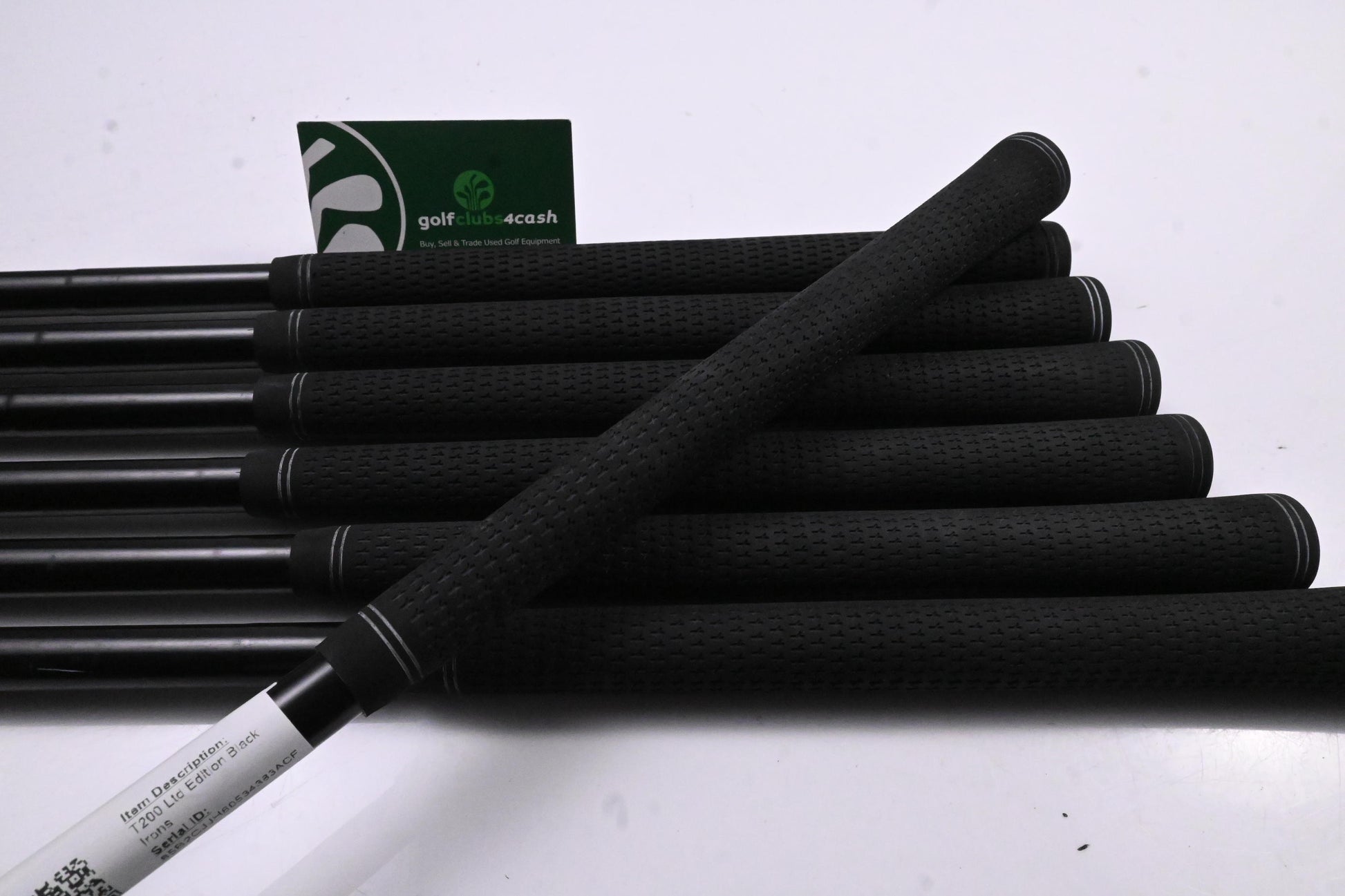 Titleist T200 Ltd Edition Black Irons / 5-PW+48 / Stiff Flex AMT Black S300