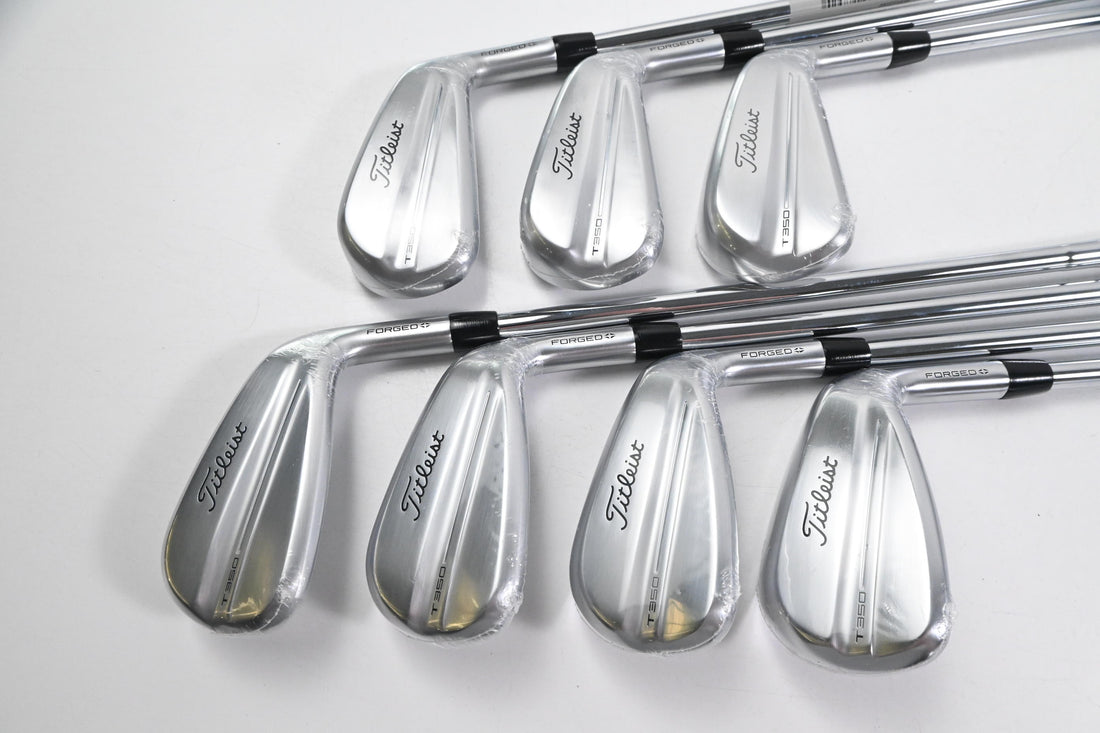 Titleist T350 2025 Irons / 5-PW+GW / Stiff Flex AMT Red Shafts
