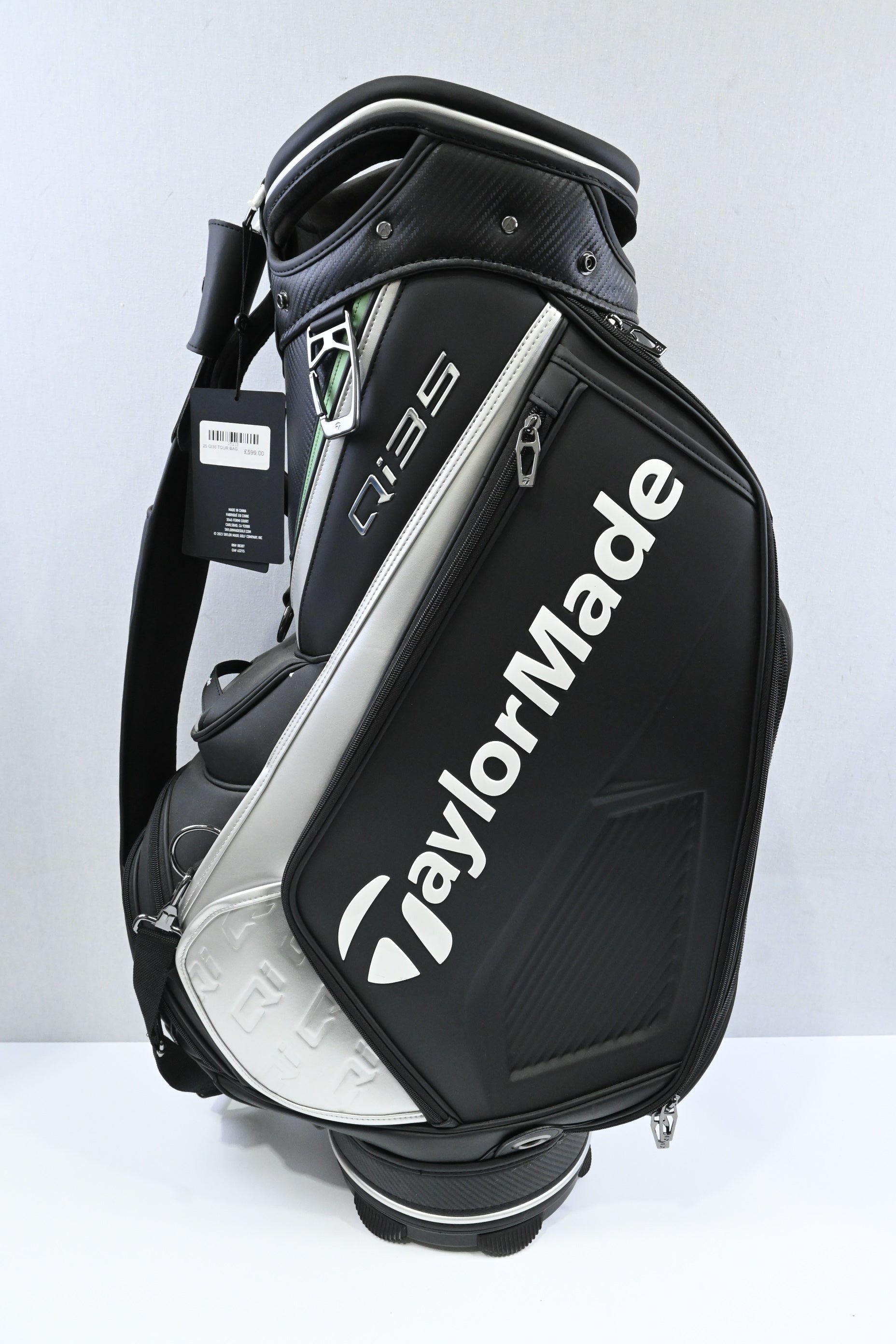 Taylormade QI35 Tour Bag / 6-Way / Black, Silver