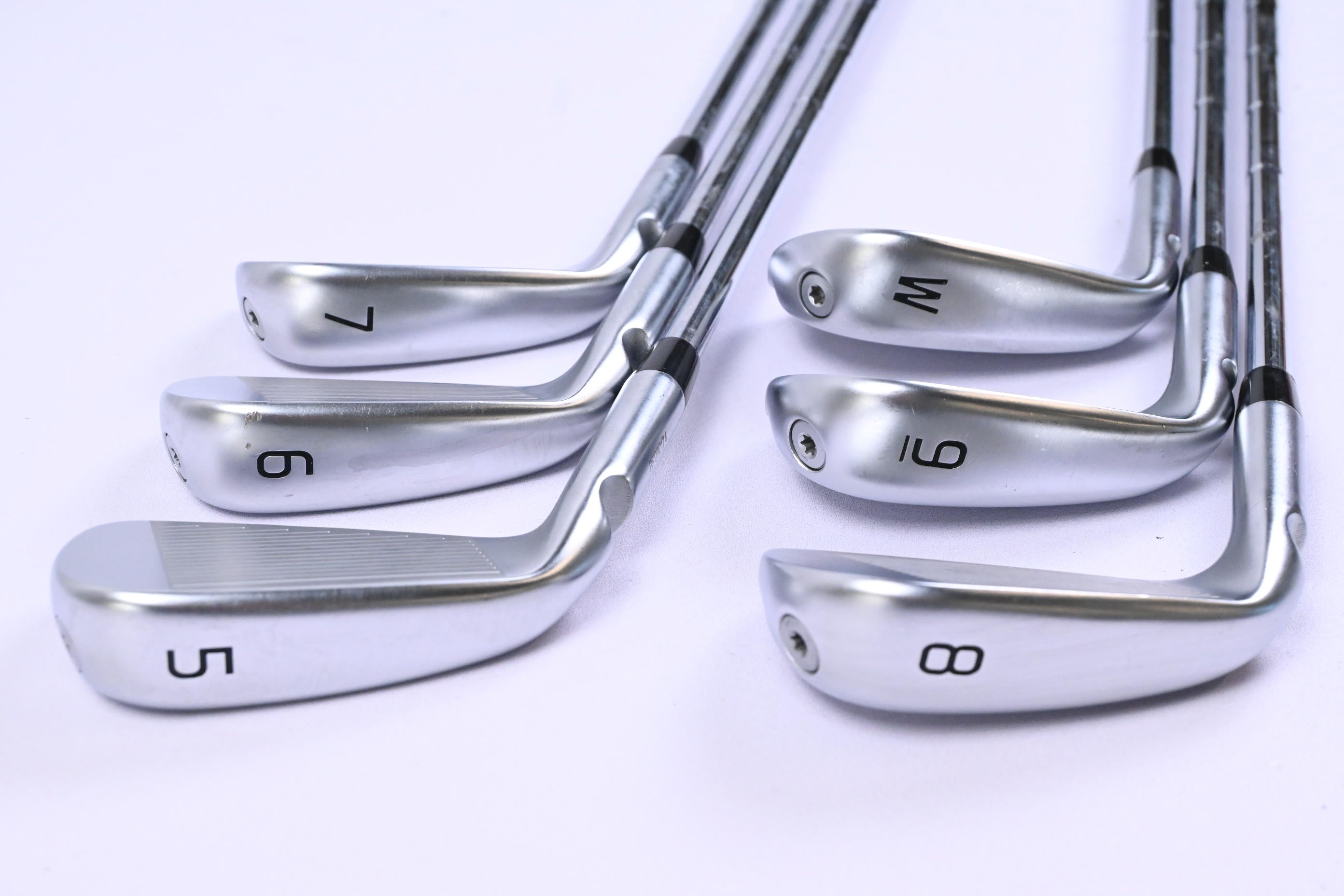 Ping i530 Irons / 5-PW / Orange Dot / Stiff Flex Dynamic Gold Mid 100 Shafts