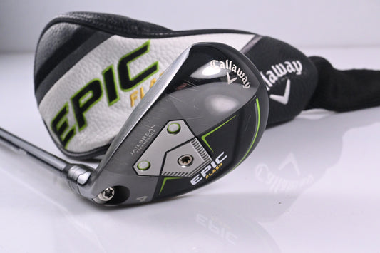 Left Hand Callaway Epic Flash #4 Hybrid / 21 Degree / Regular Flex Tensei White