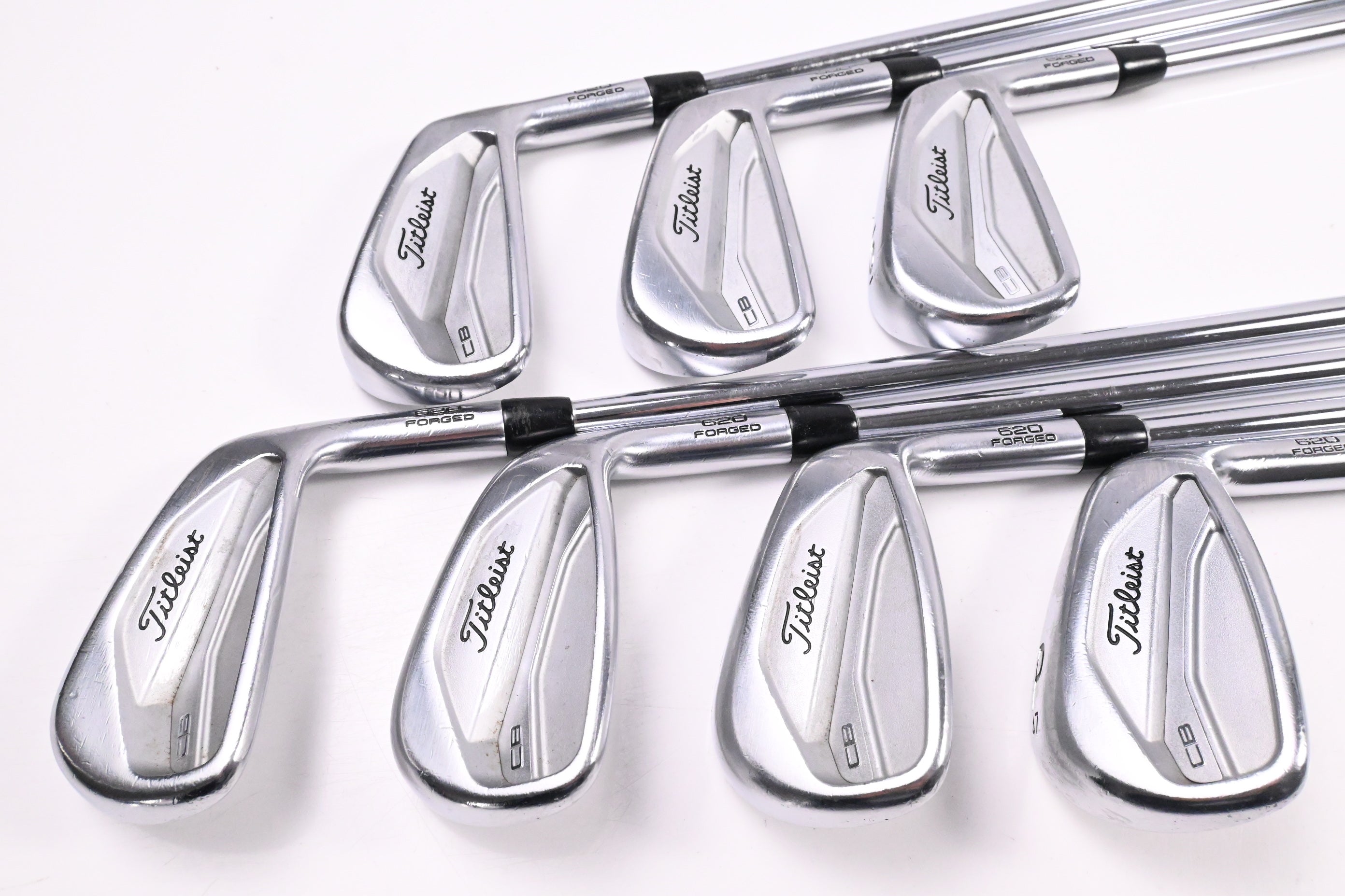 Titleist CB 620 Irons / 4-PW / Stiff Flex Project X LZ 120 Shafts