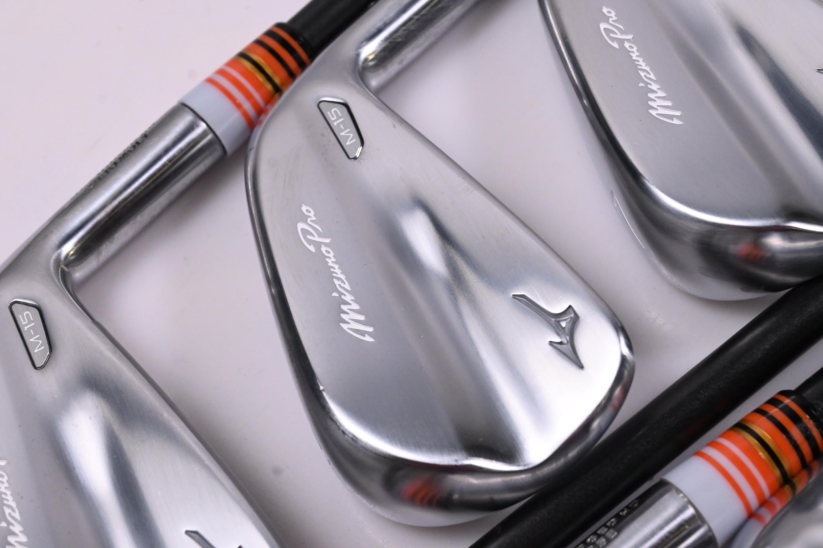 Mizuno Pro M-15 Irons / 5-PW+GW / Stiff Flex Dynamic Gold Mid 115 S400 Shafts