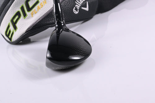 Left Hand Callaway Epic Flash #4 Hybrid / 21 Degree / Regular Flex Tensei White