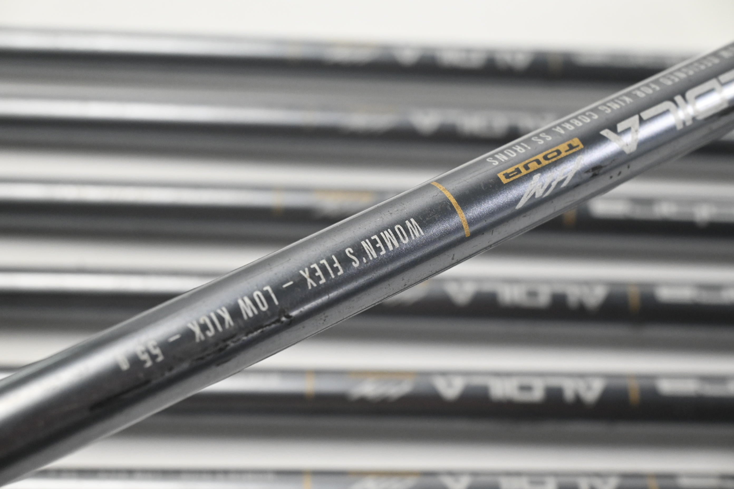 Ladies Cobra SS Irons / 5-PW+SW / Ladies Flex Aldila HM Tour 55 Shafts