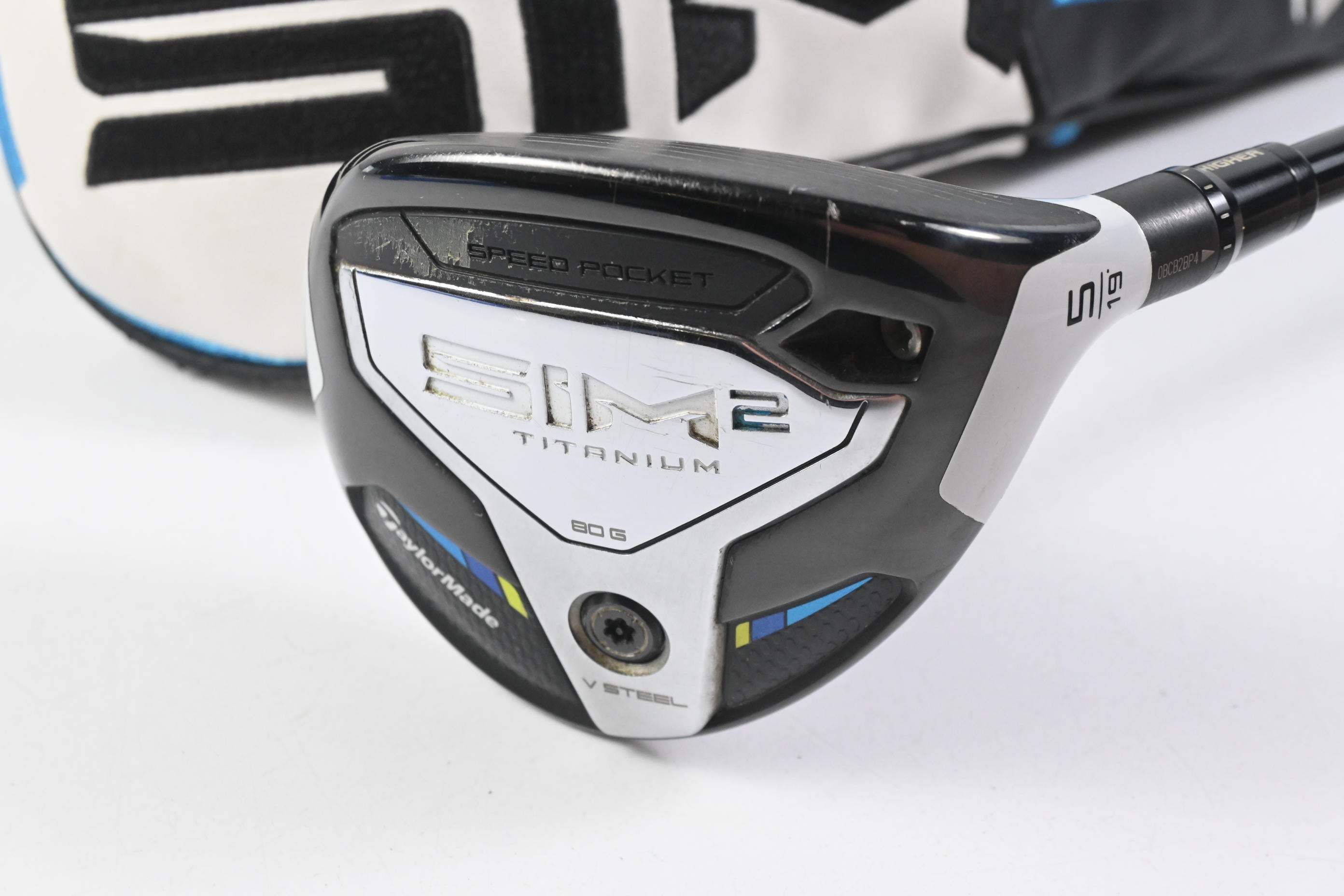 Taylormade SIM2 Ti #5 Wood / 19 Degree / Stiff Flex Hzrdus Smoke Black RDX 70
