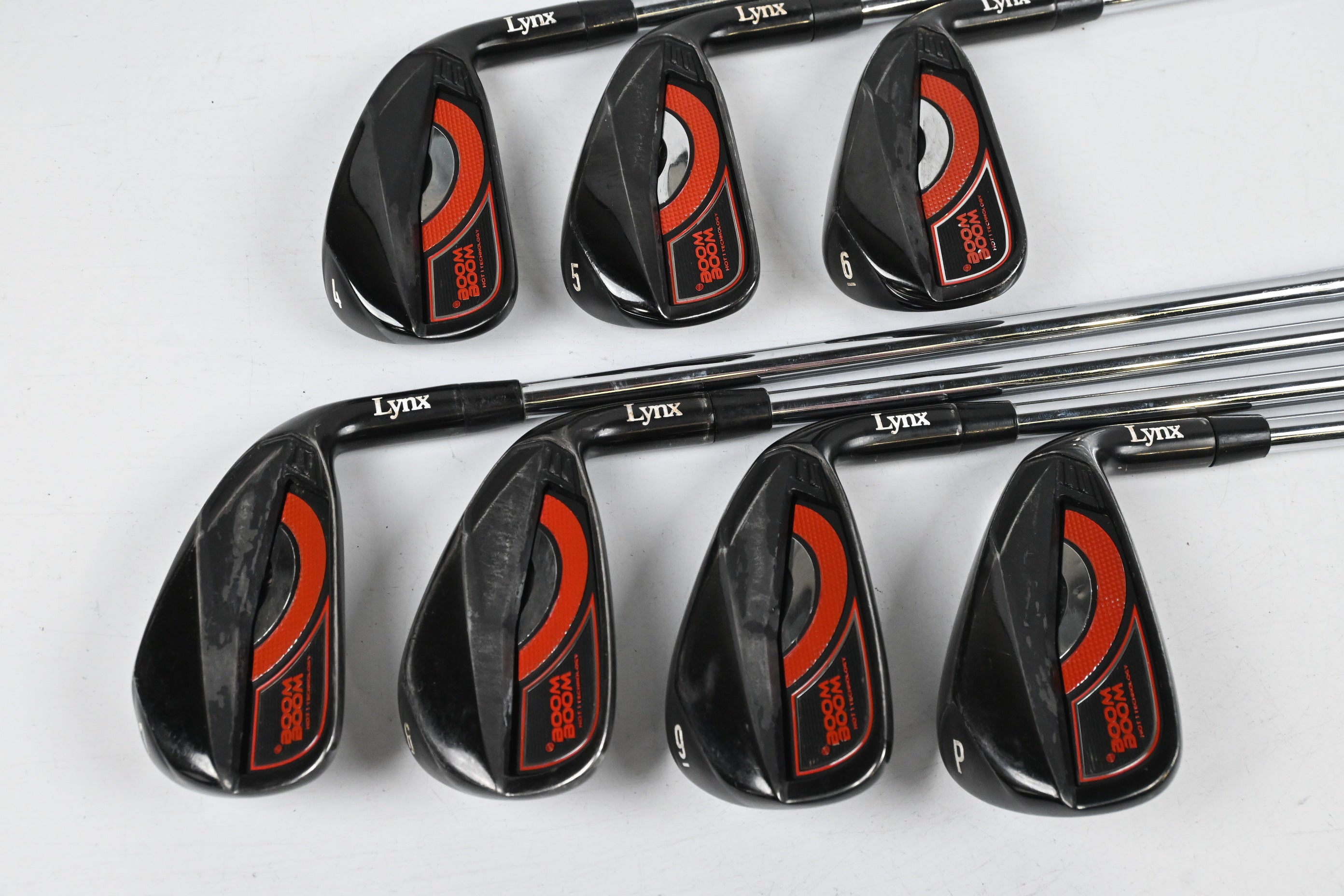 Lynx Boom Boom Irons / 4-PW / Regular Flex Lynx Boom Boom Shafts