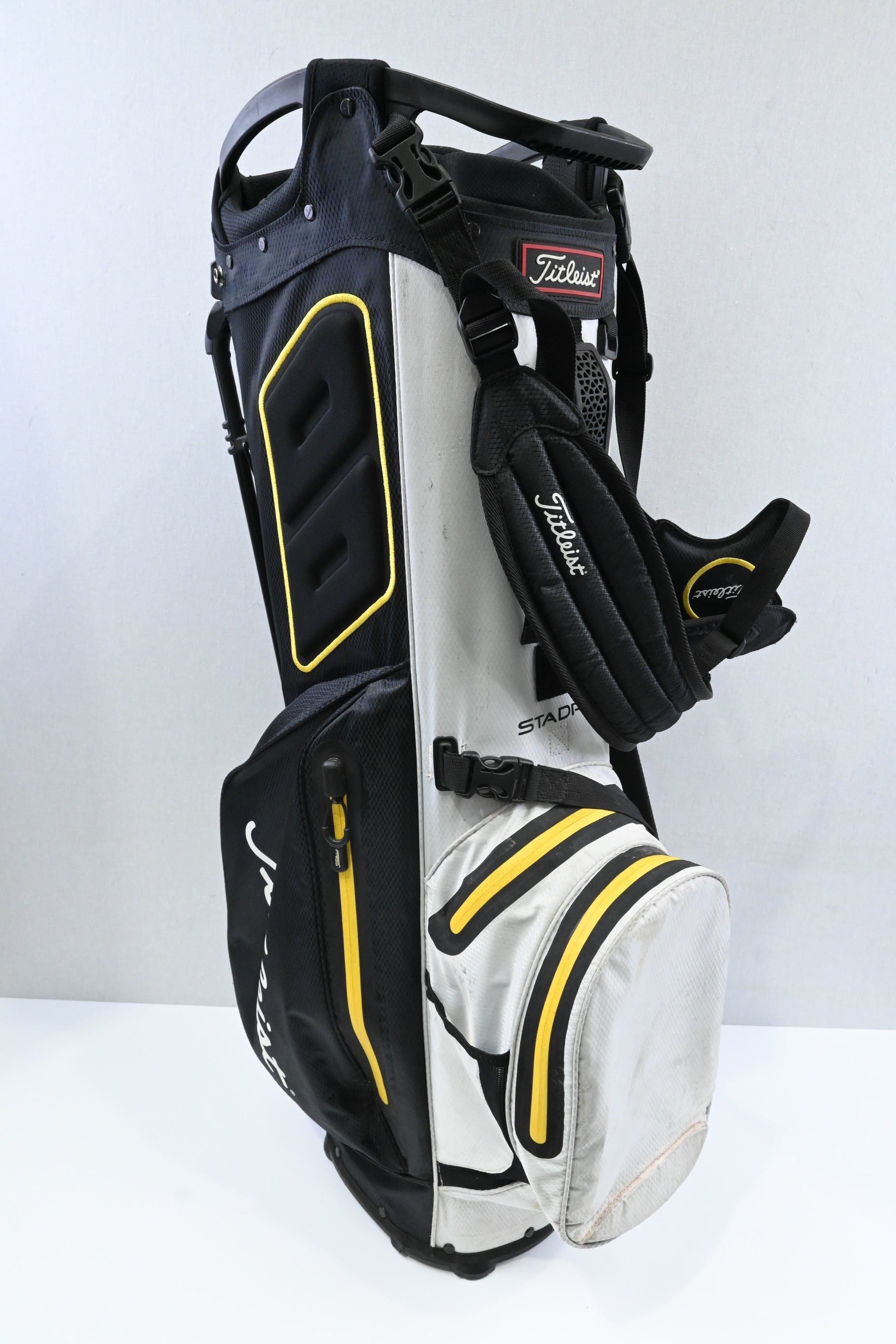 Titleist StaDry Stand Bag / 14-Way / Black, Grey, Yellow