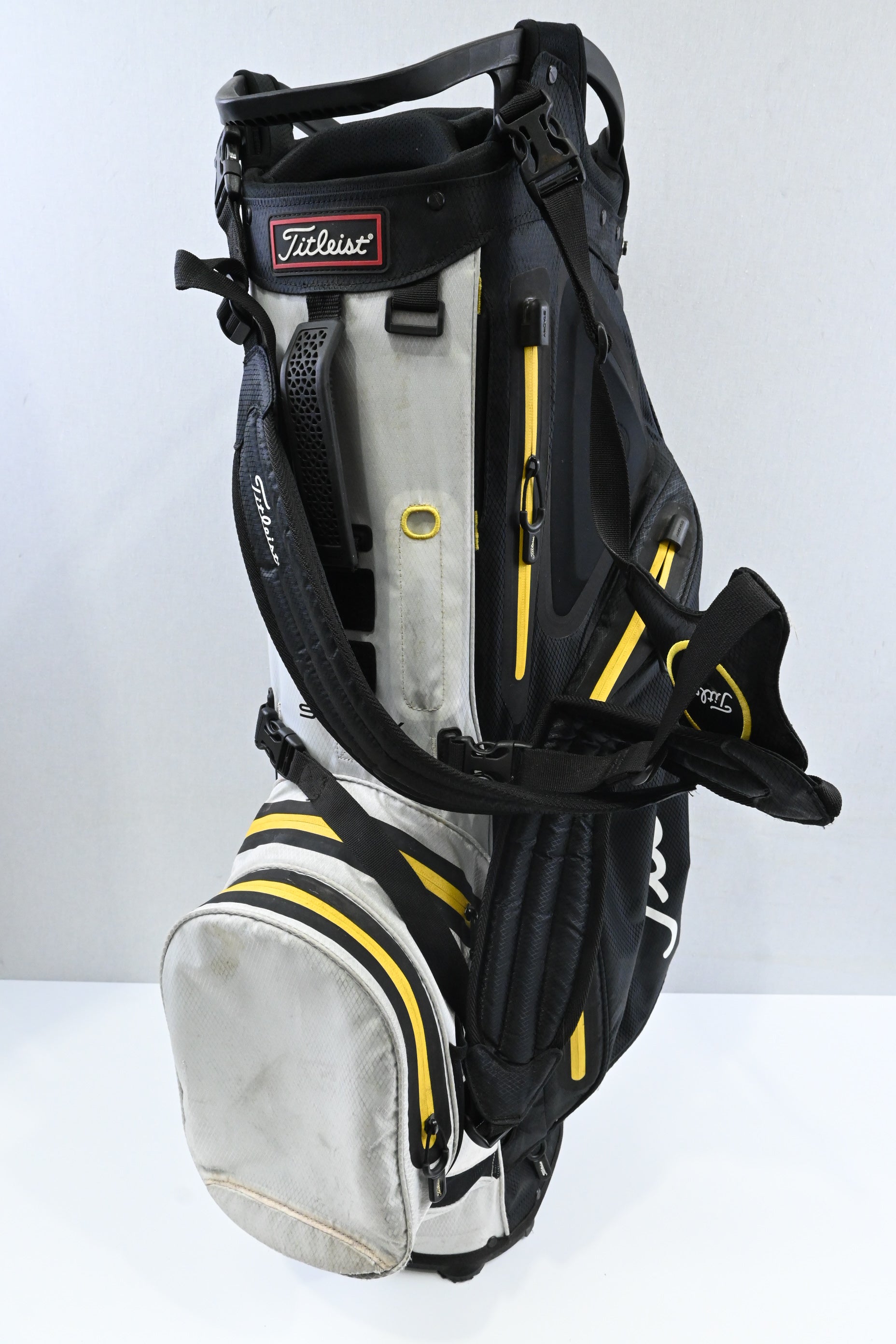 Titleist StaDry Stand Bag / 14-Way / Black, Grey, Yellow