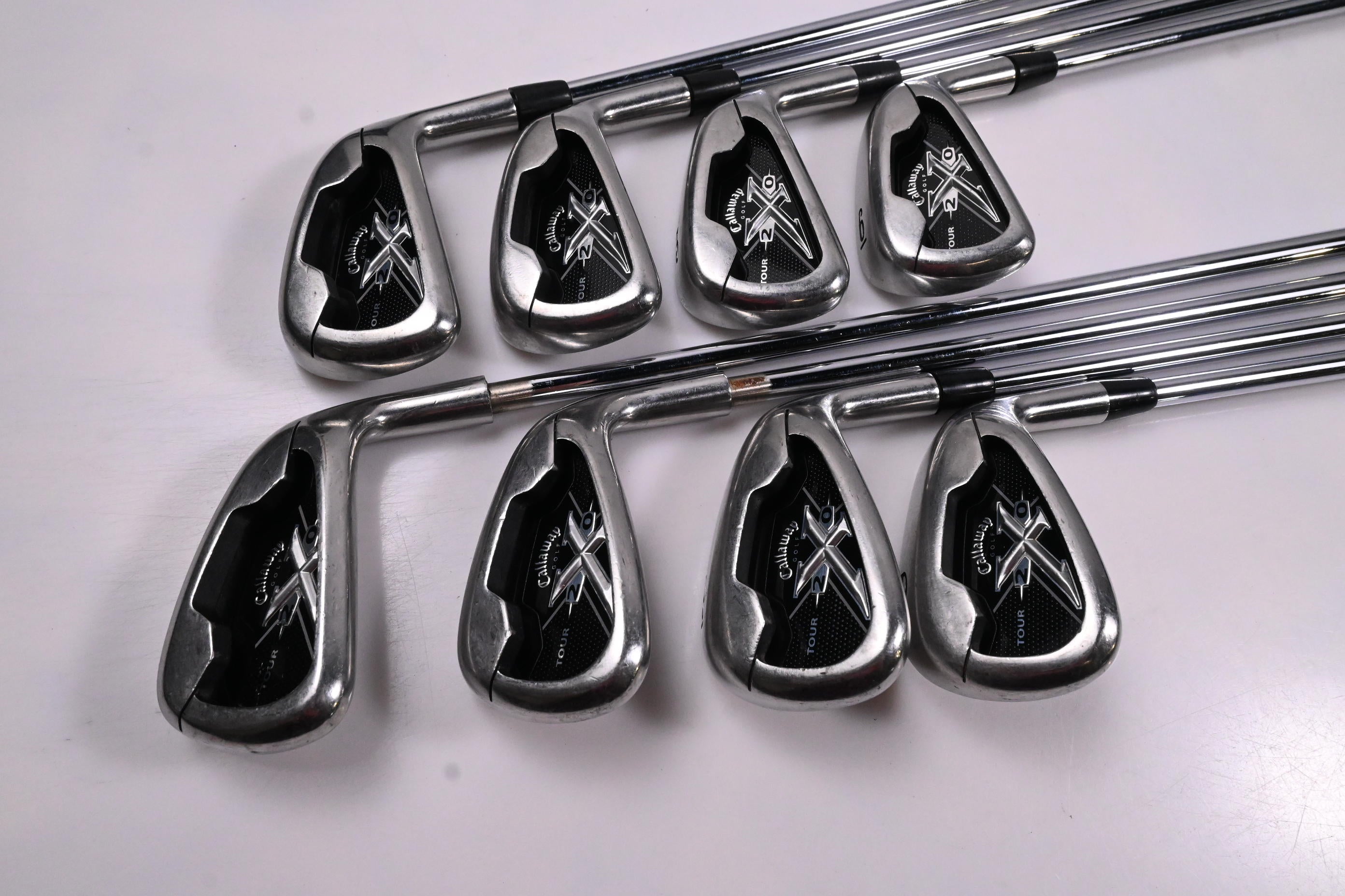 Callaway X-20 Tour Irons / 3-PW / Stiff Flex Project X Flighted Shafts