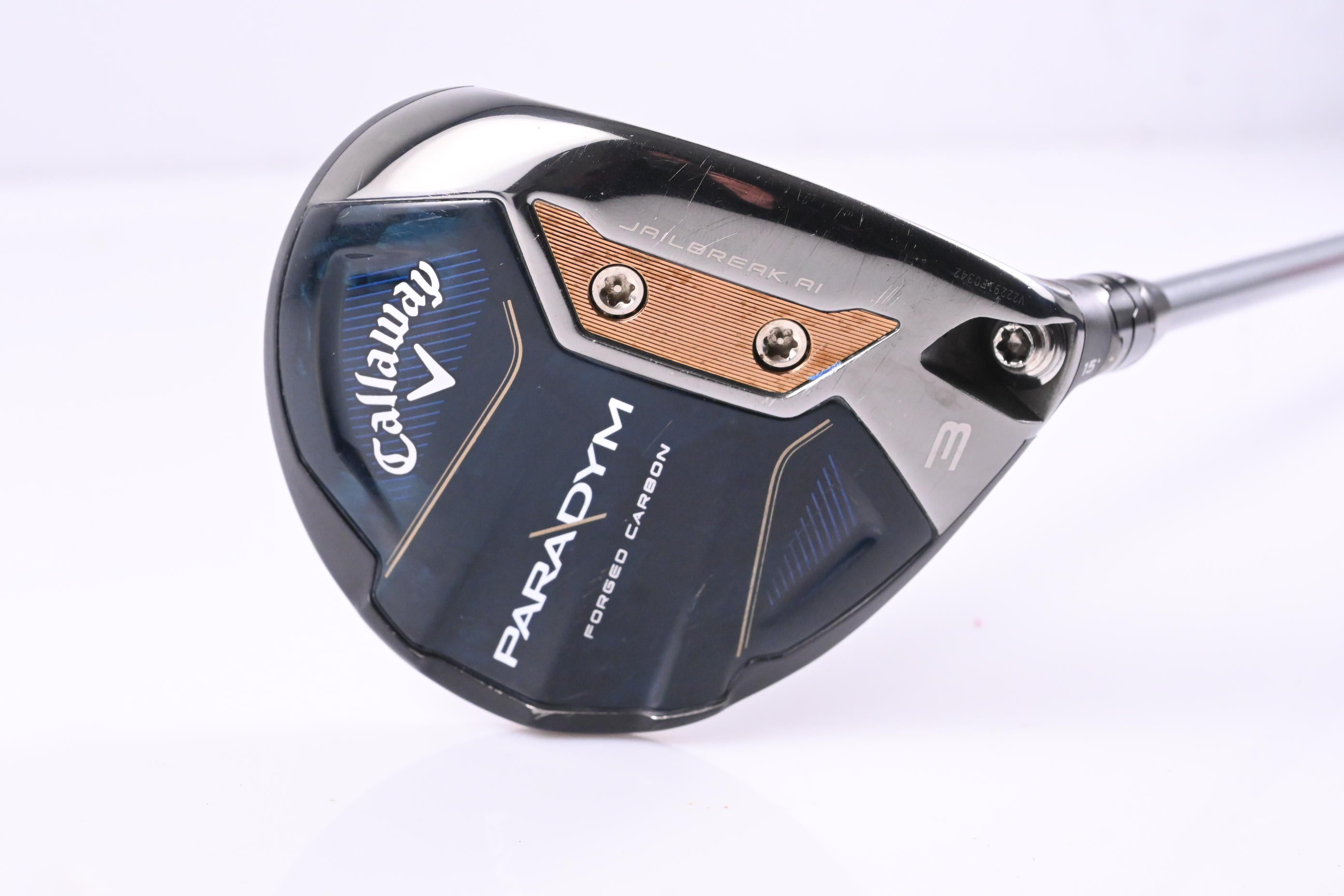 Callaway Paradym #3 Wood / 15 Degree / Stiff Flex HZRDUS Gen4 Silver 60 Shaft