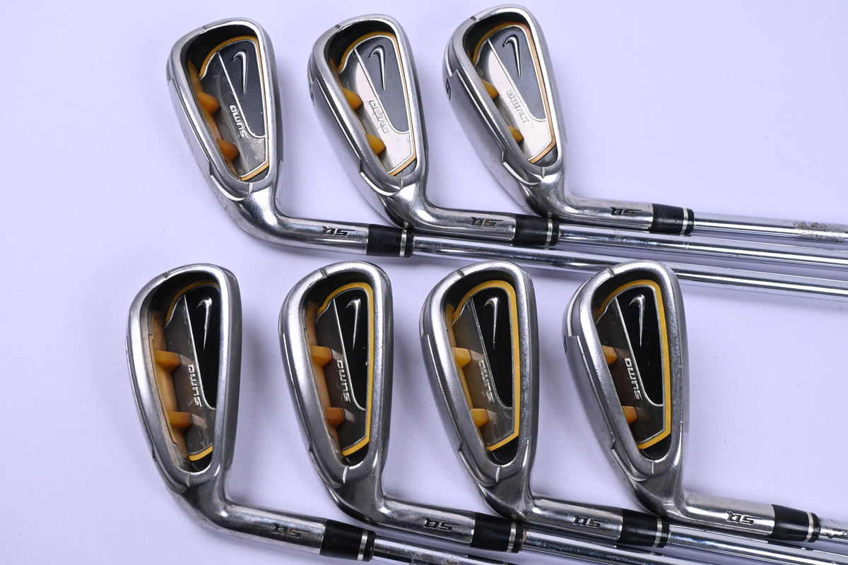 Left Hand Nike SQ Sumo Irons / 4-PW / Regular Flex Speed Step SL Shafts