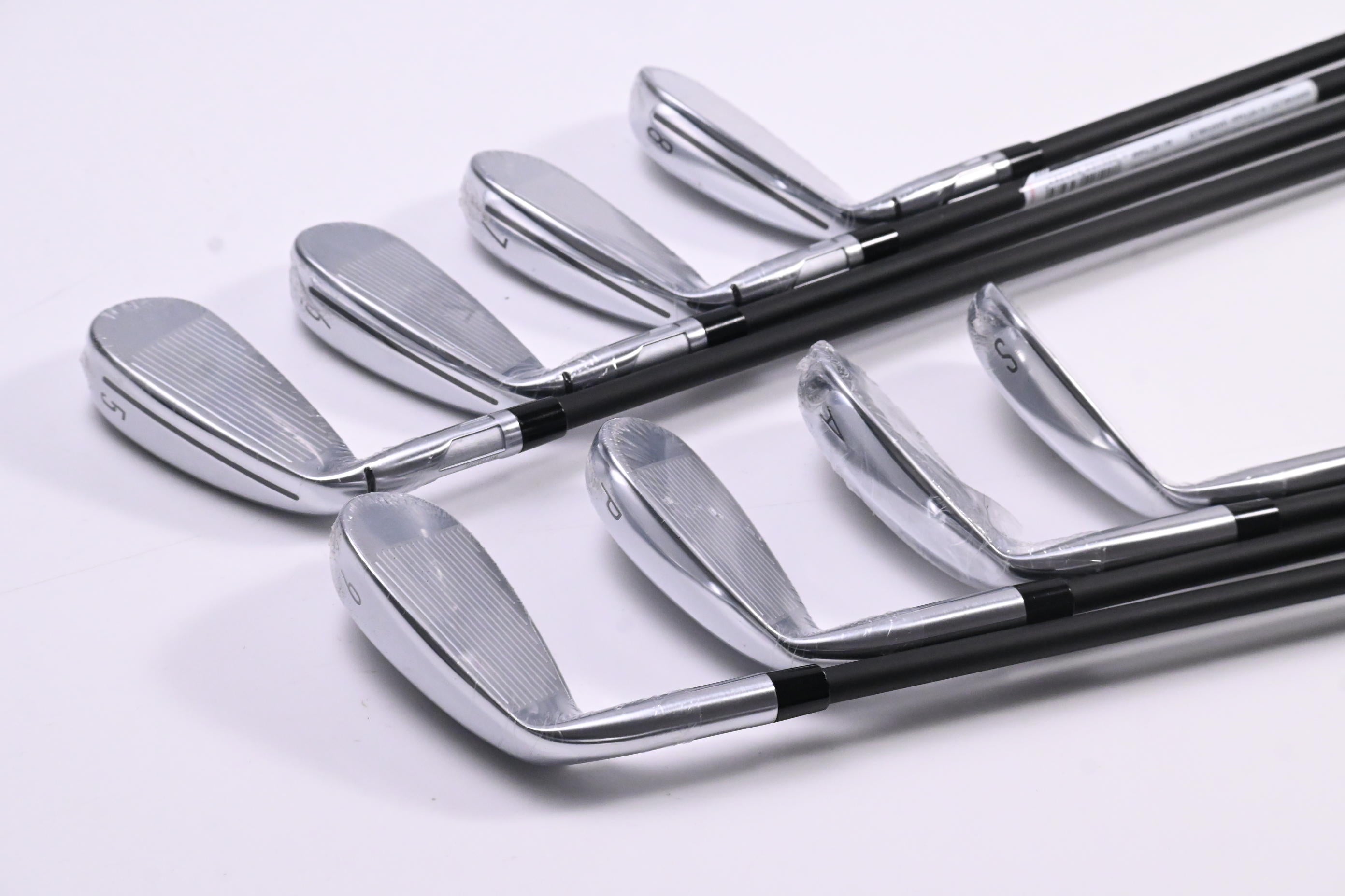 Taylormade Qi Max HL Irons / 5-PW+AW+SW / Regular Flex KBS MAX HL 50 Shafts