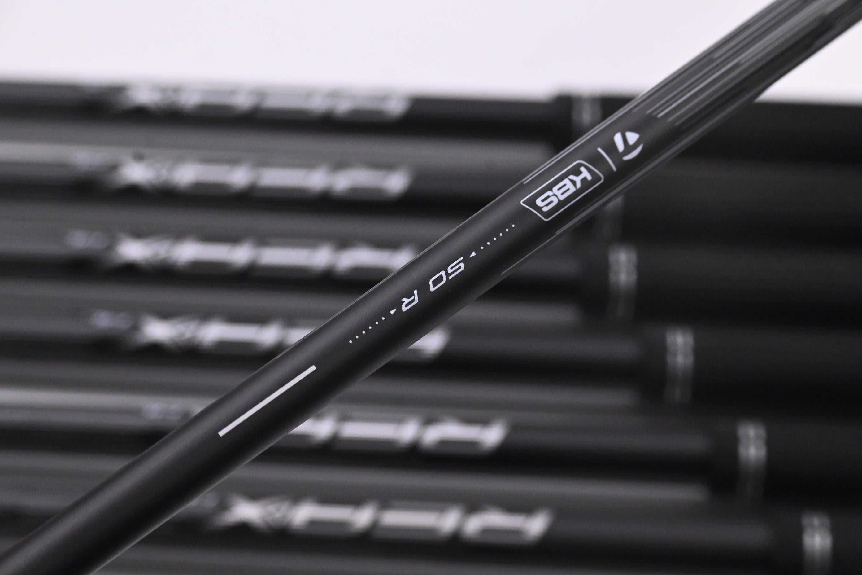 Taylormade Qi Max HL Irons / 5-PW+AW+SW / Regular Flex KBS MAX HL 50 Shafts