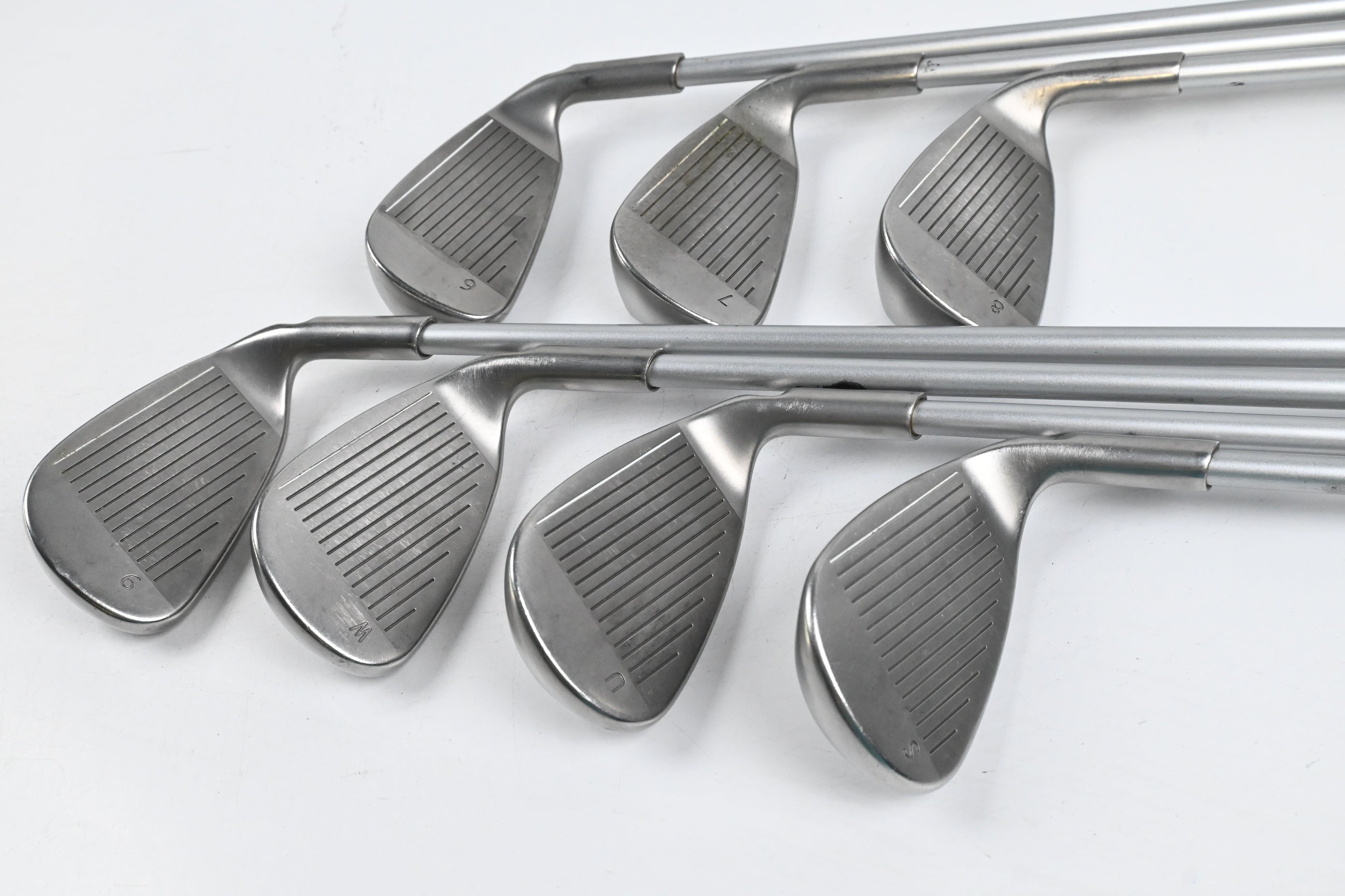 Left Hand Ping Karsten 2014 Irons / 6-PW+GW+SW / Purple Dot / Senior Flex KS401