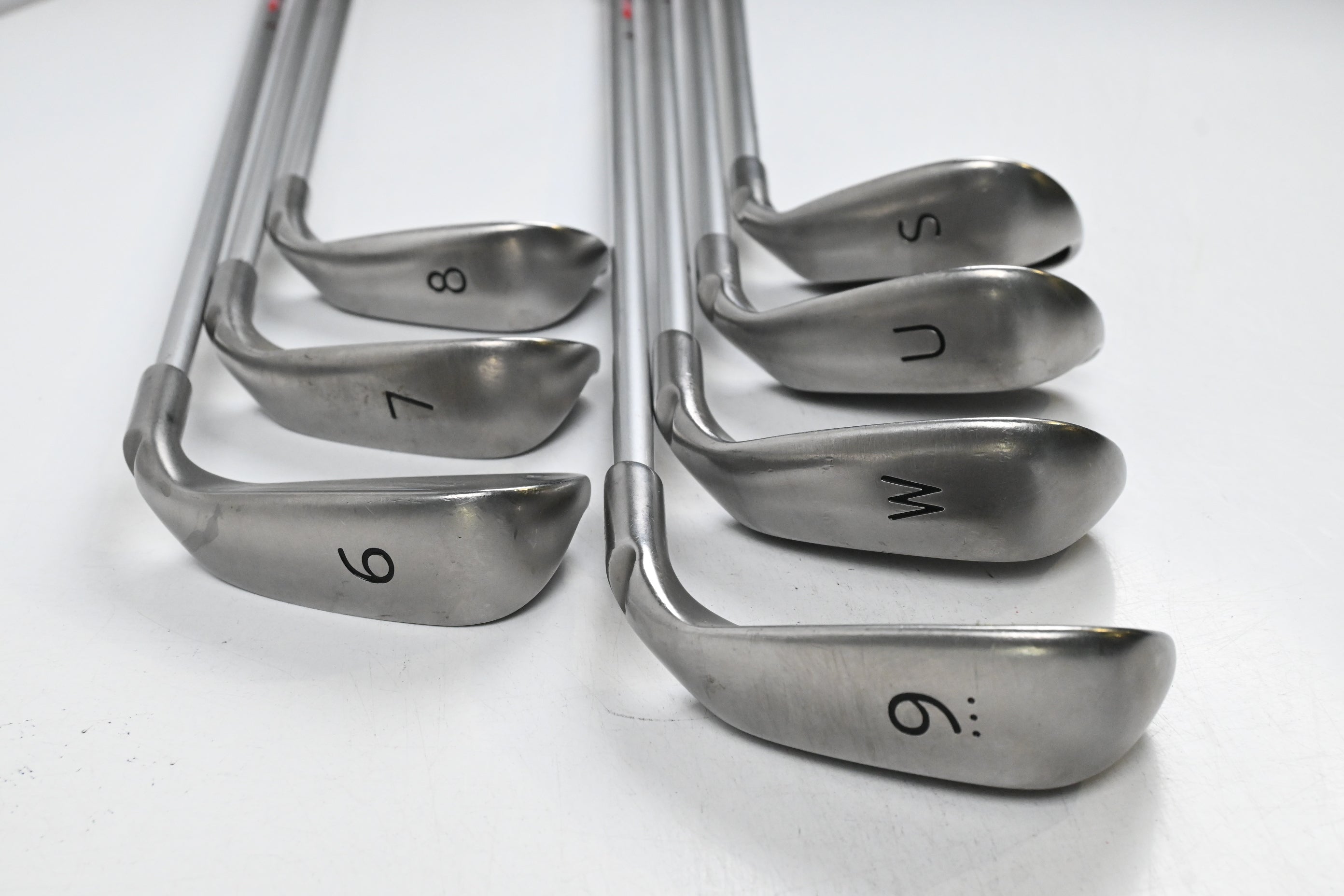 Left Hand Ping Karsten 2014 Irons / 6-PW+GW+SW / Purple Dot / Senior Flex KS401